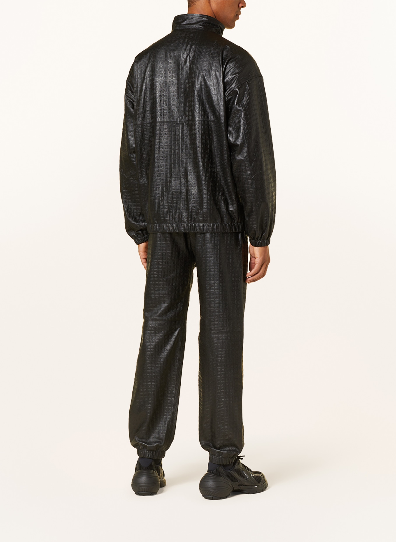 Givenchy Oversized Textured-leather Bomber Jacket in Black