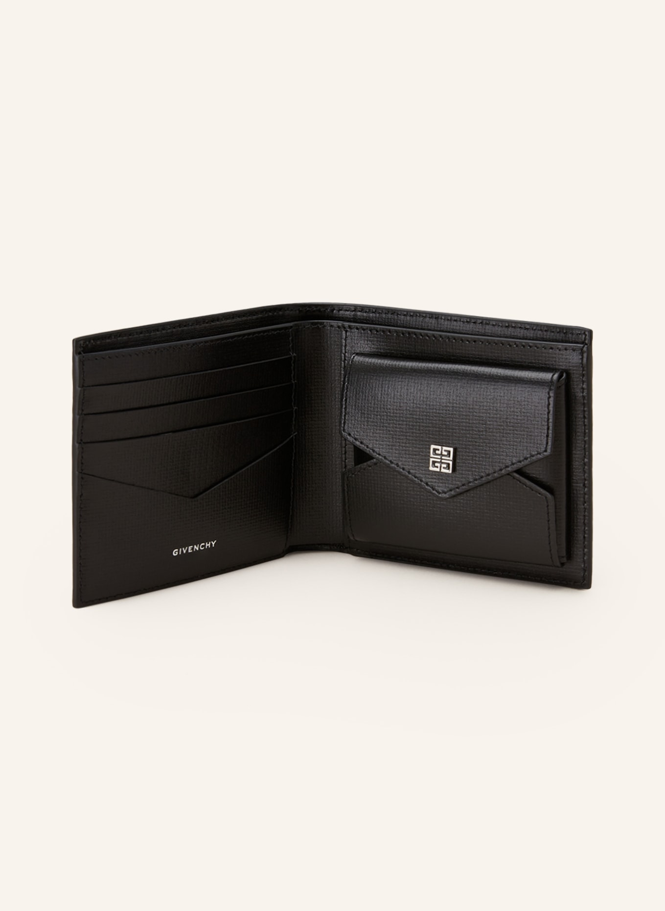 GIVENCHY Saffiano wallet, Color: BLACK (Image 3)
