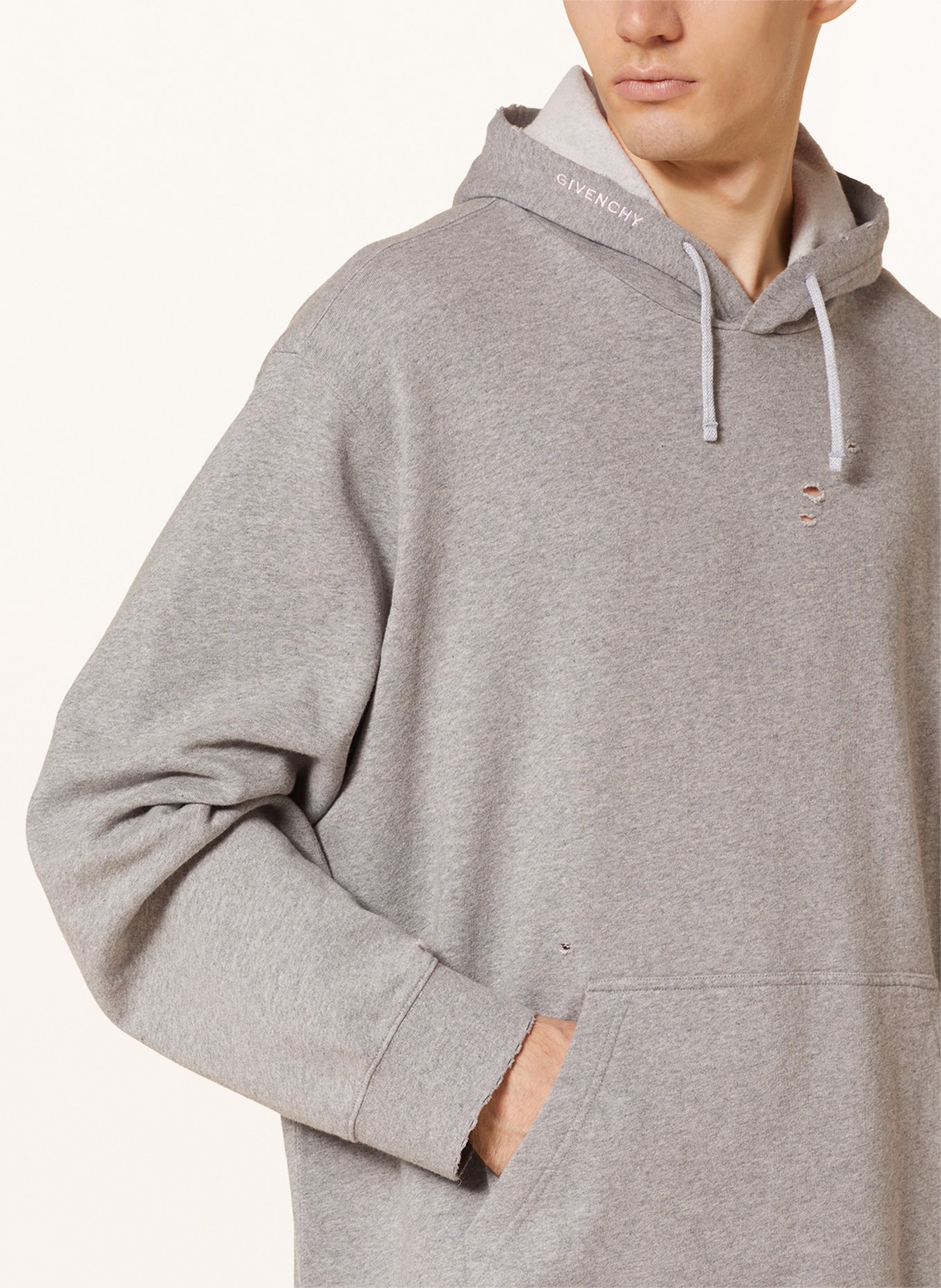 GIVENCHY Hoodie, Color: LIGHT GRAY (Image 5)