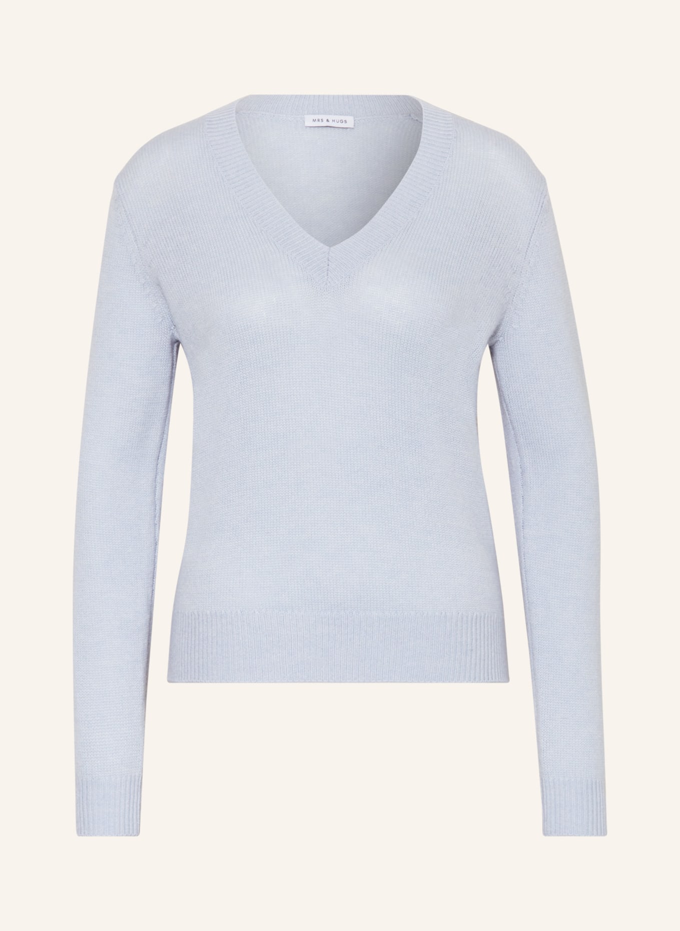 MRS & HUGS Sweater with cashmere, Color: LIGHT BLUE (Image 1)