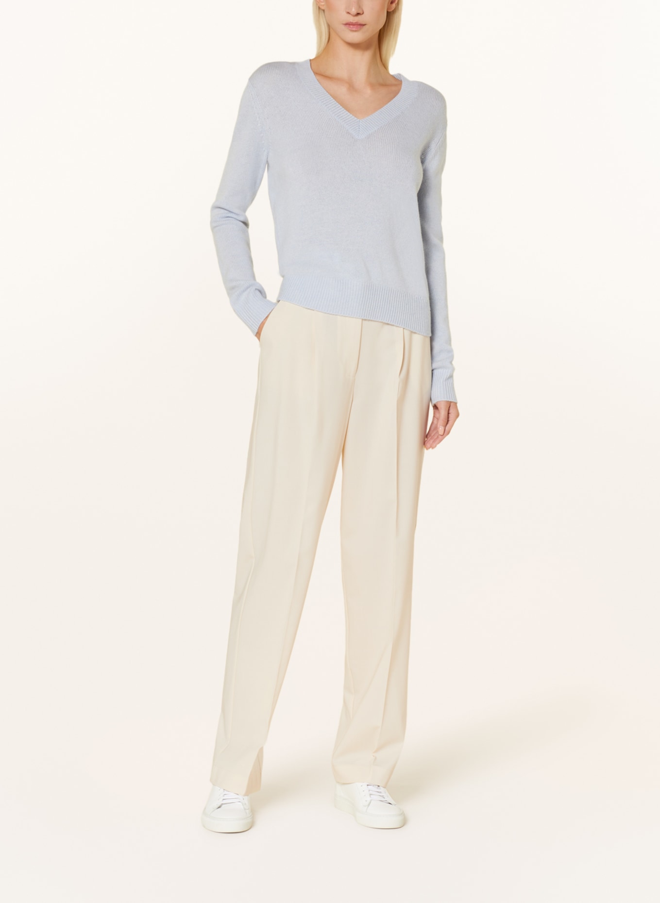 MRS & HUGS Pullover mit Cashmere, Farbe: HELLBLAU (Bild 2)