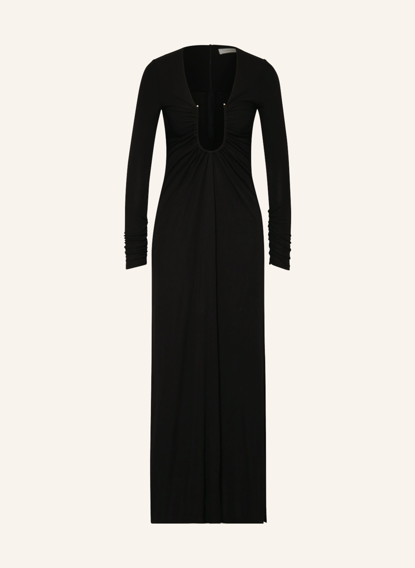 in schwarz PALM CHRISTOPHER ARCED Kleid ESBER