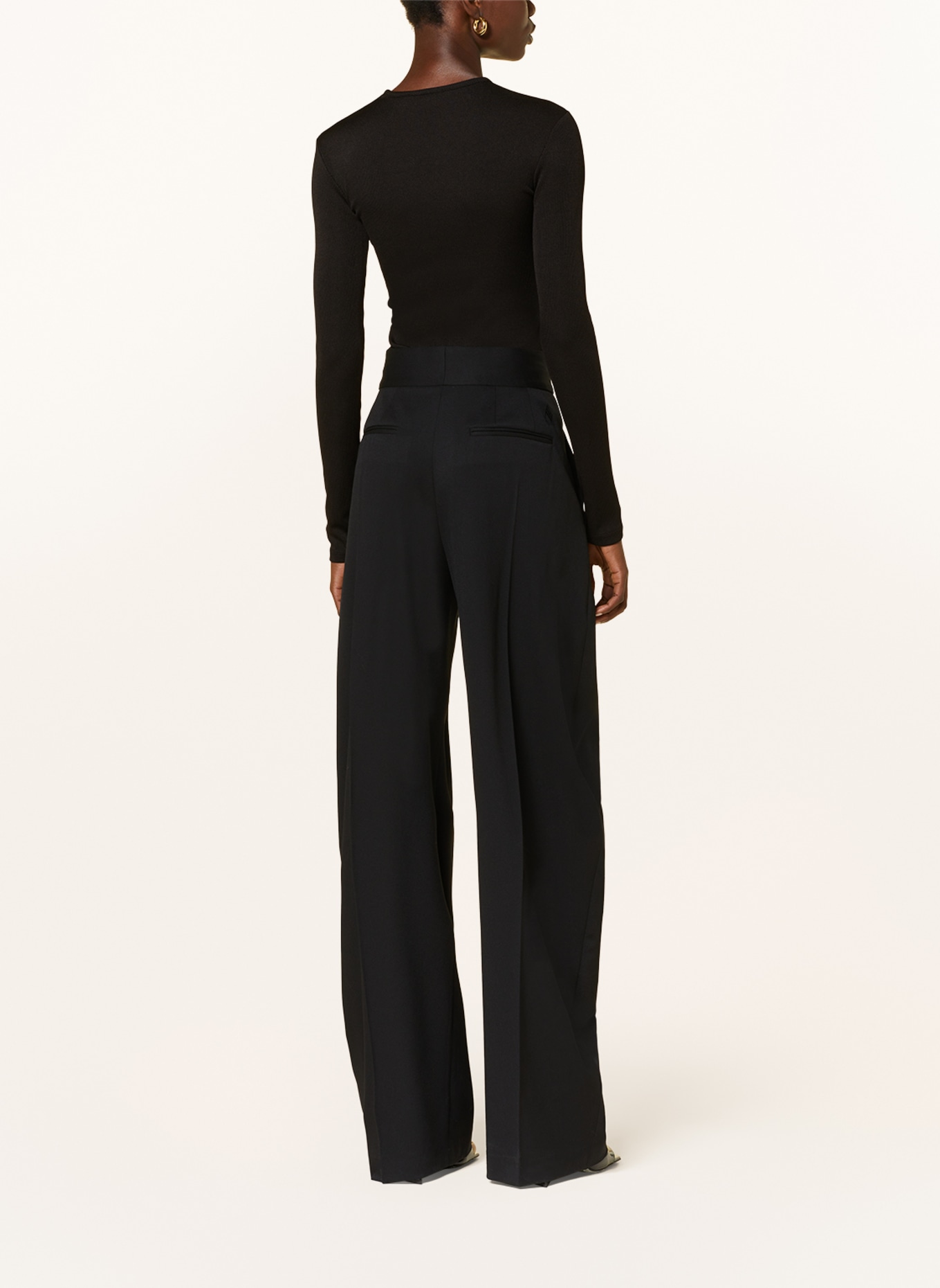 CHRISTOPHER ESBER Long sleeve shirt with cut-out, Color: BLACK (Image 3)