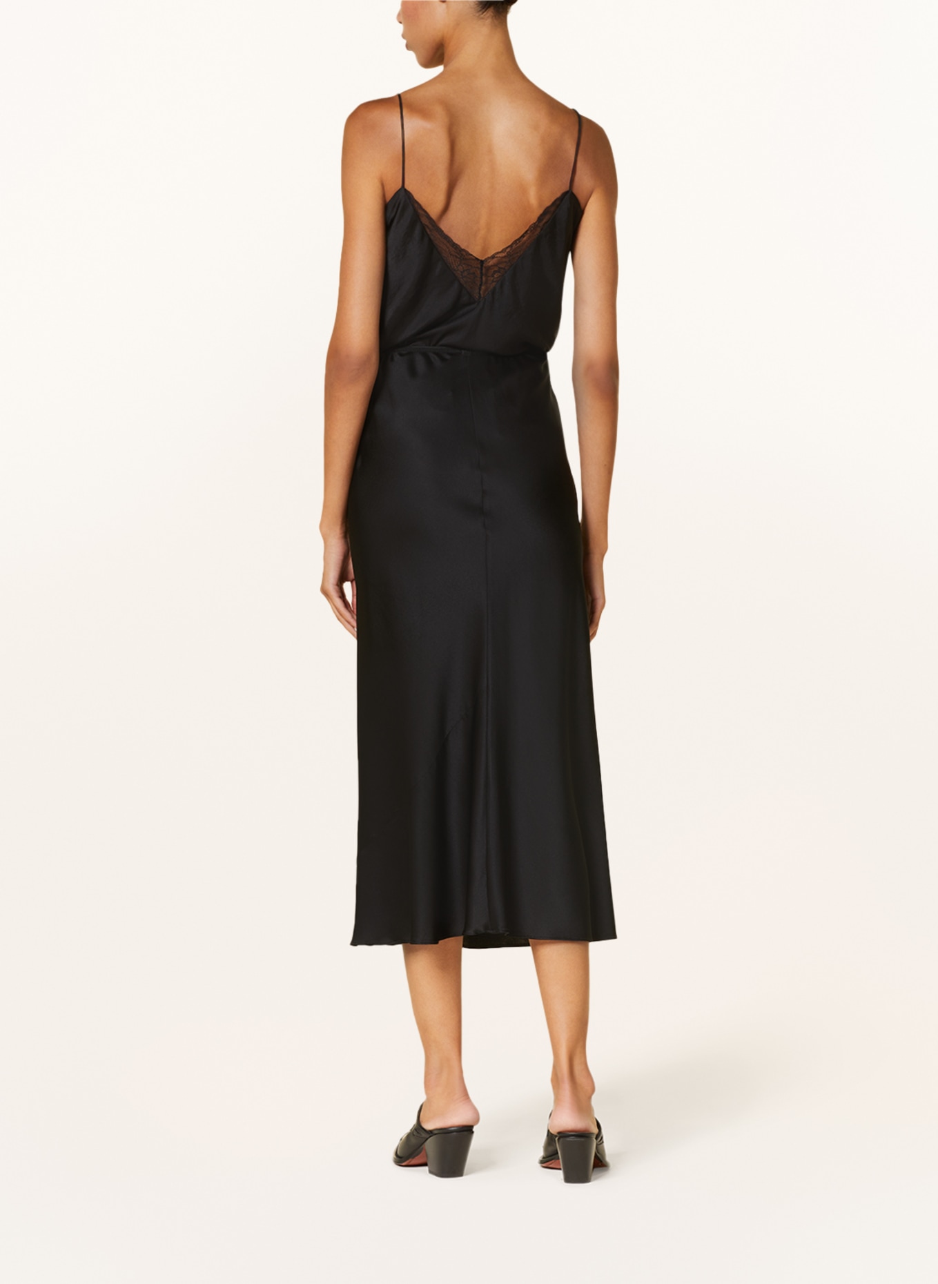 DOROTHEE SCHUMACHER Silk skirt, Color: BLACK (Image 3)