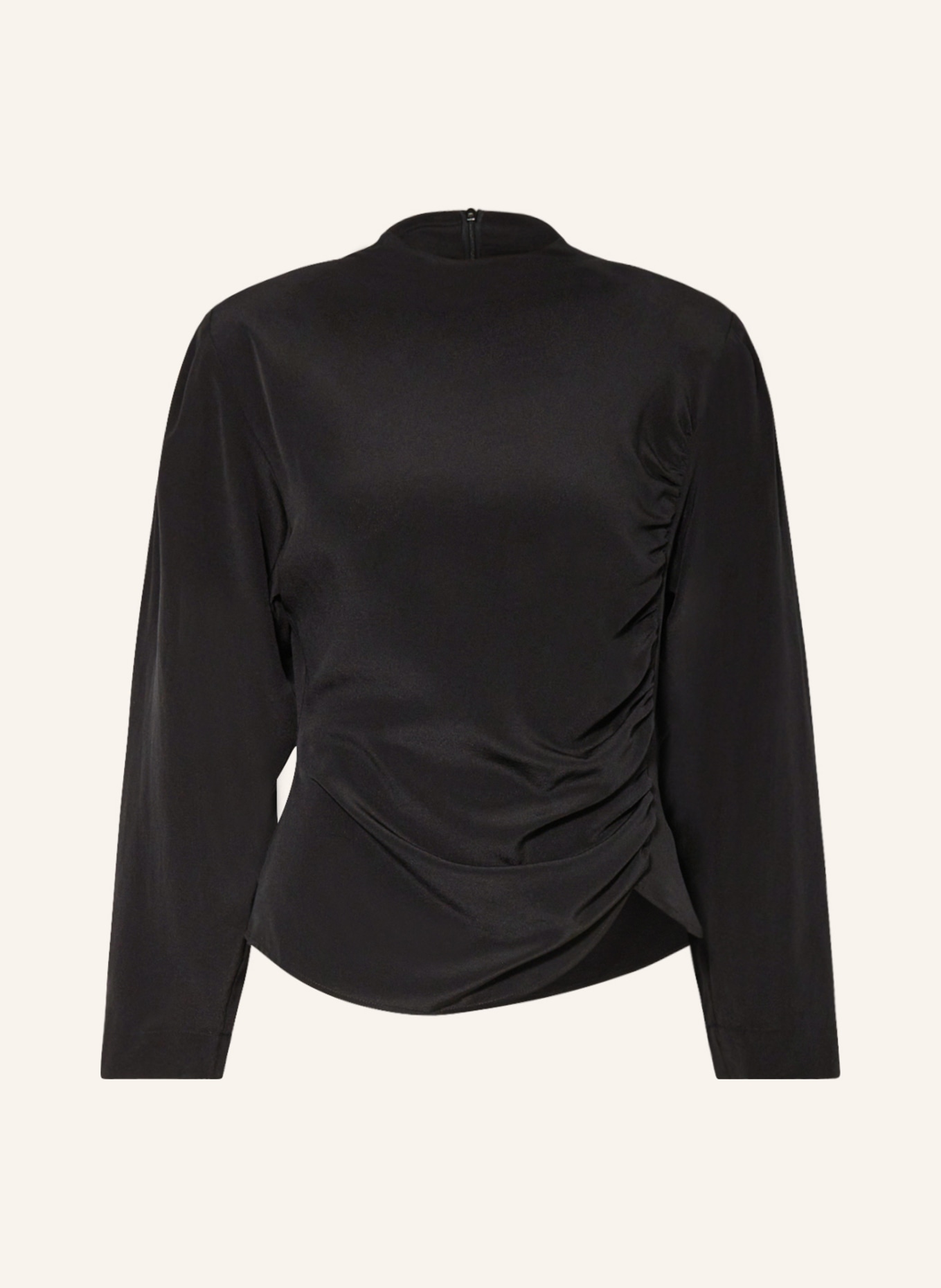 ENVELOPE 1976 Shirt blouse JET in silk, Color: BLACK (Image 1)