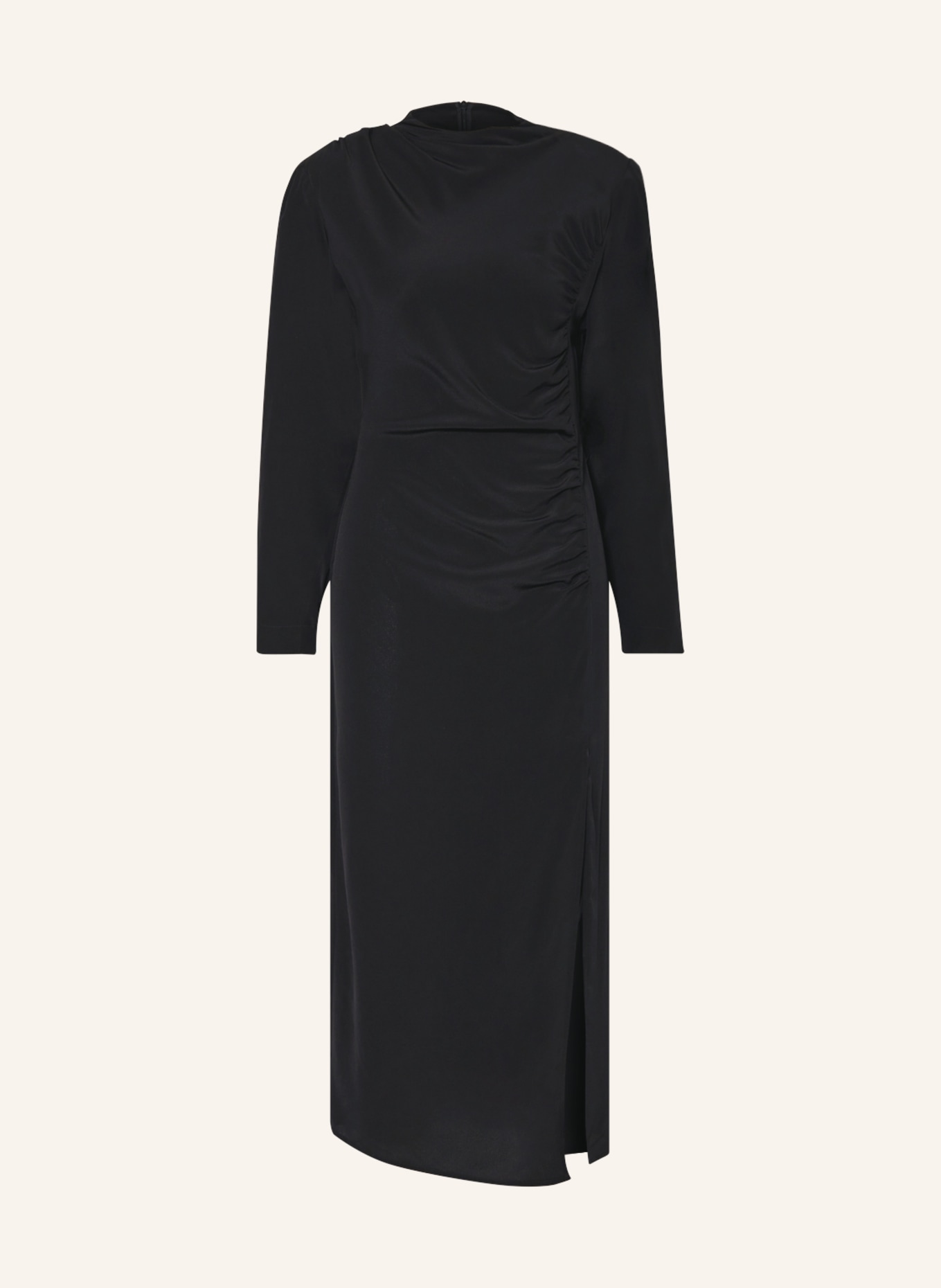ENVELOPE 1976 Silk dress JET, Color: BLACK (Image 1)
