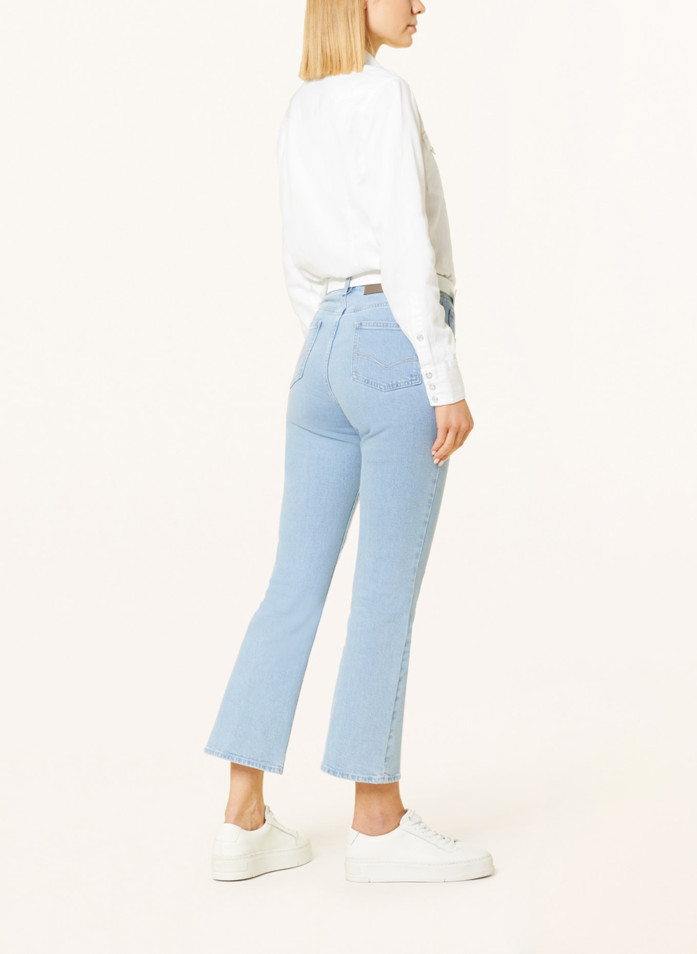 PESERICO 7/8 jeans, Color: 961 light blue (Image 4)