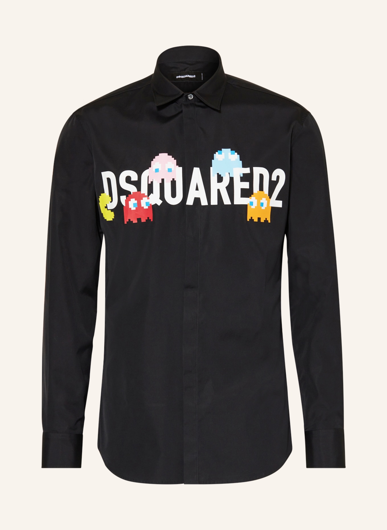 DSQUARED2 Shirt relaxed fit, Color: BLACK (Image 1)