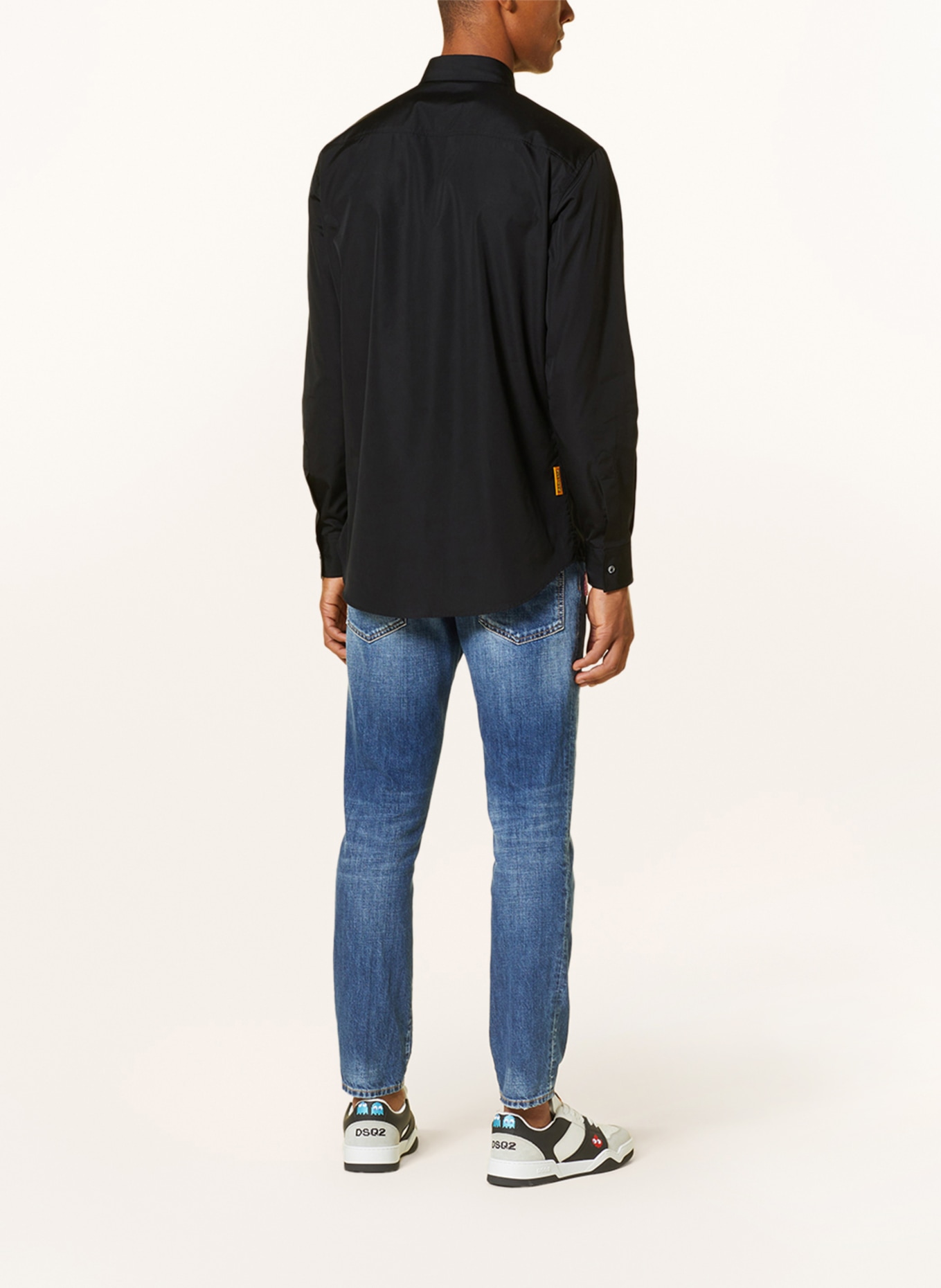DSQUARED2 Shirt relaxed fit, Color: BLACK (Image 3)