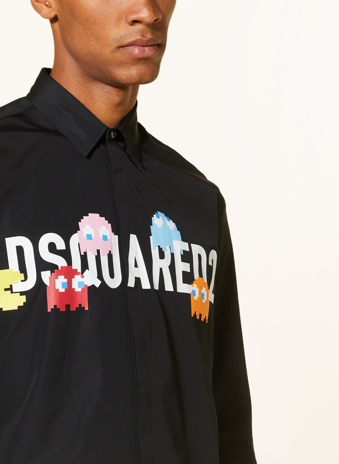 DSQUARED2 Shirt relaxed fit, Color: BLACK (Image 4)