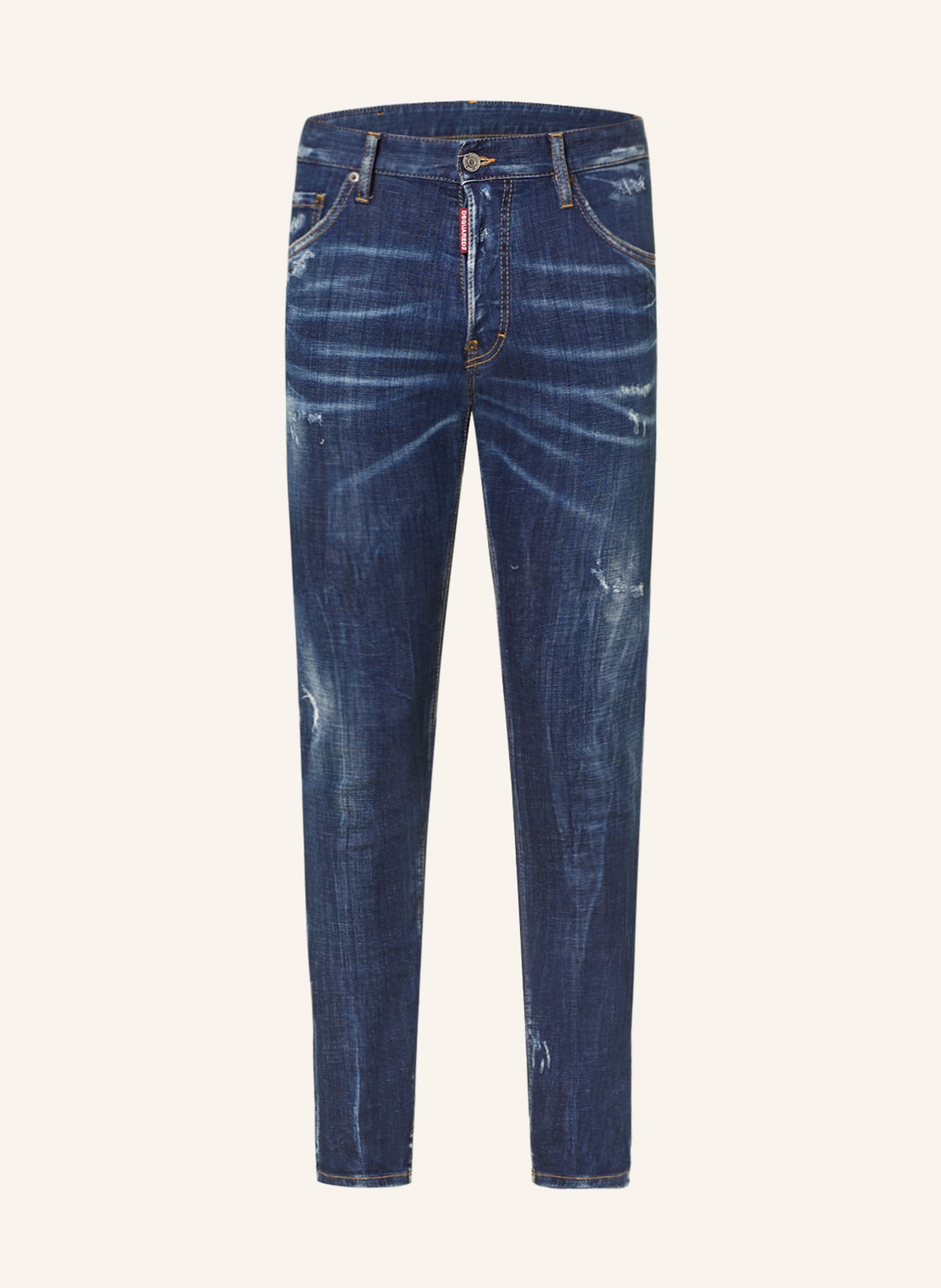 DSQUARED2 Destroyed jeans COOL GUY extra slim fit, Color: 470 NAVY BLUE (Image 1)