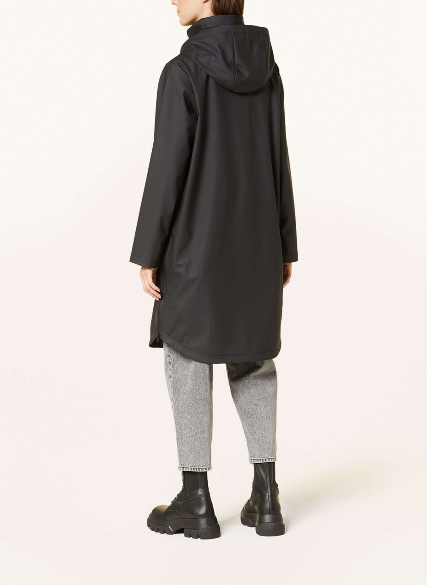 NEO NOIR Raincoat ROCCO, Color: BLACK (Image 3)