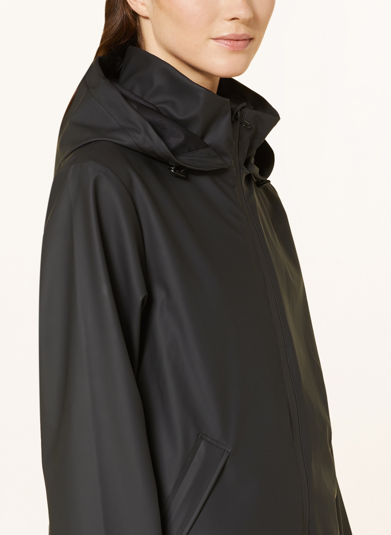 NEO NOIR Raincoat ROCCO, Color: BLACK (Image 5)