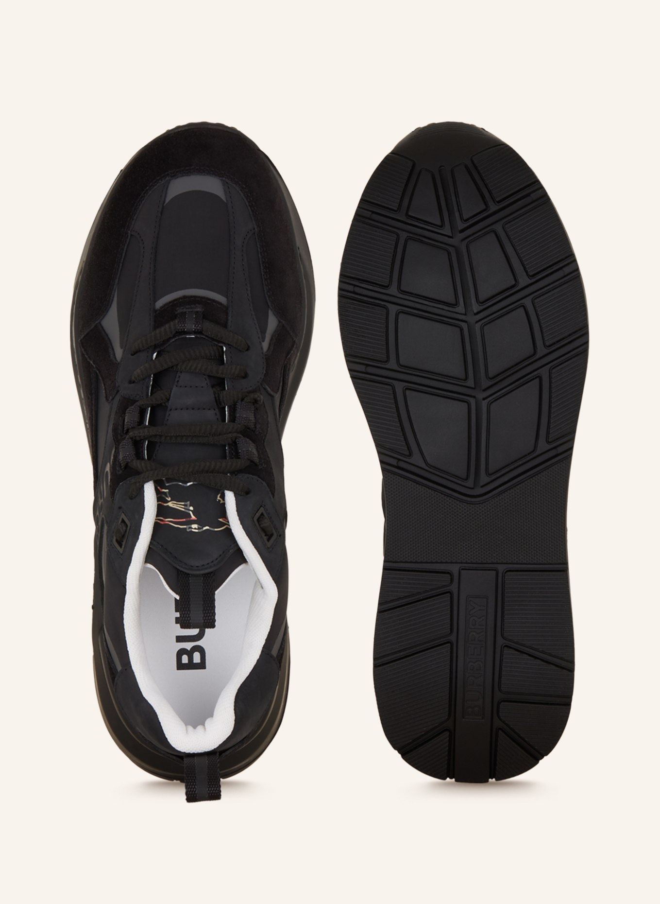 BURBERRY Sneakers SEAN, Color: BLACK (Image 5)