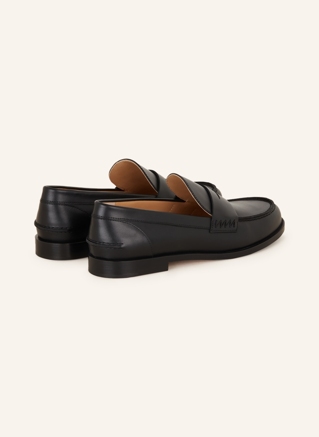 UNÜTZER Penny loafers, Kolor: CZARNY (Obrazek 2)