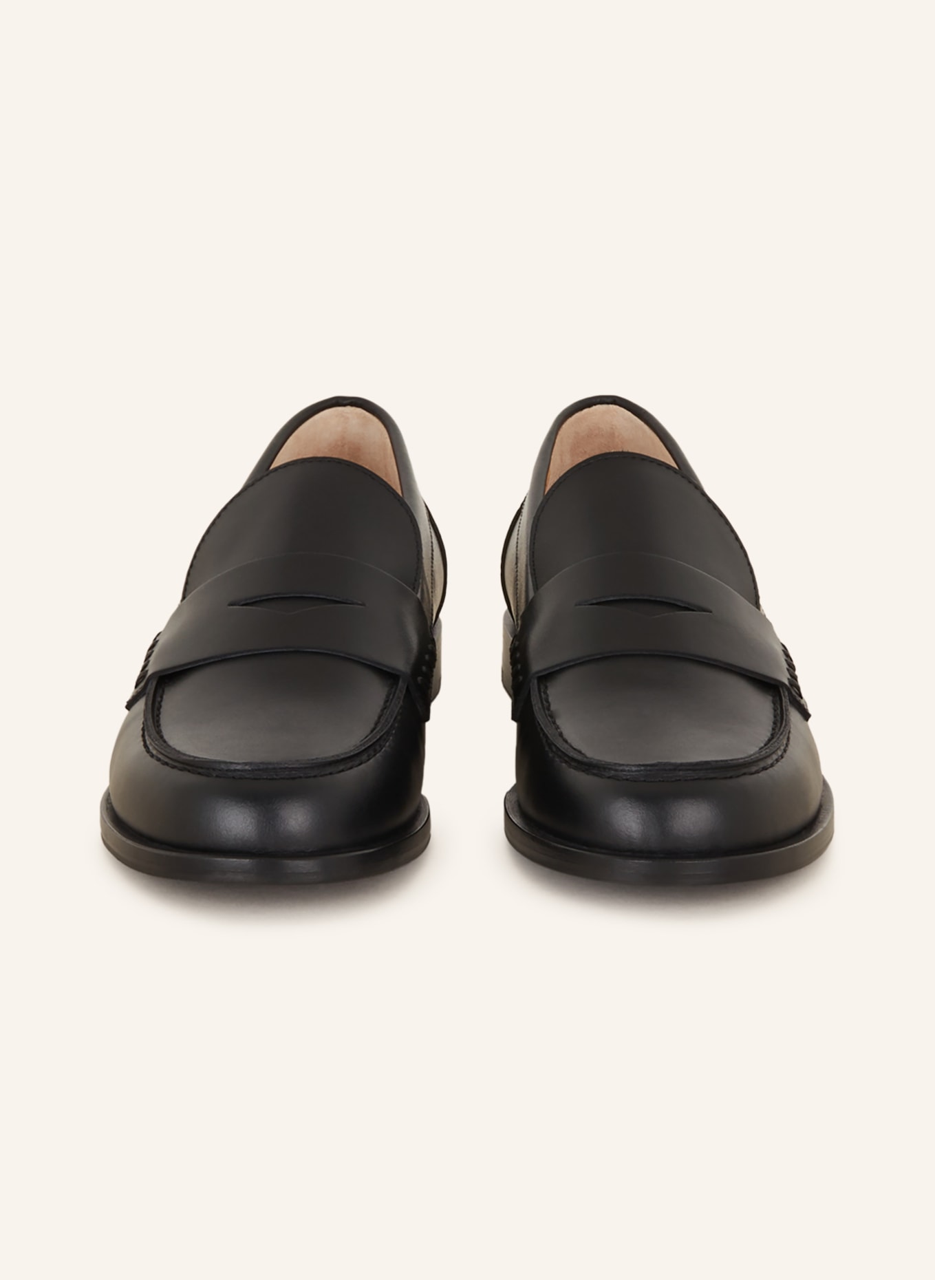 UNÜTZER Penny loafers, Color: BLACK (Image 3)