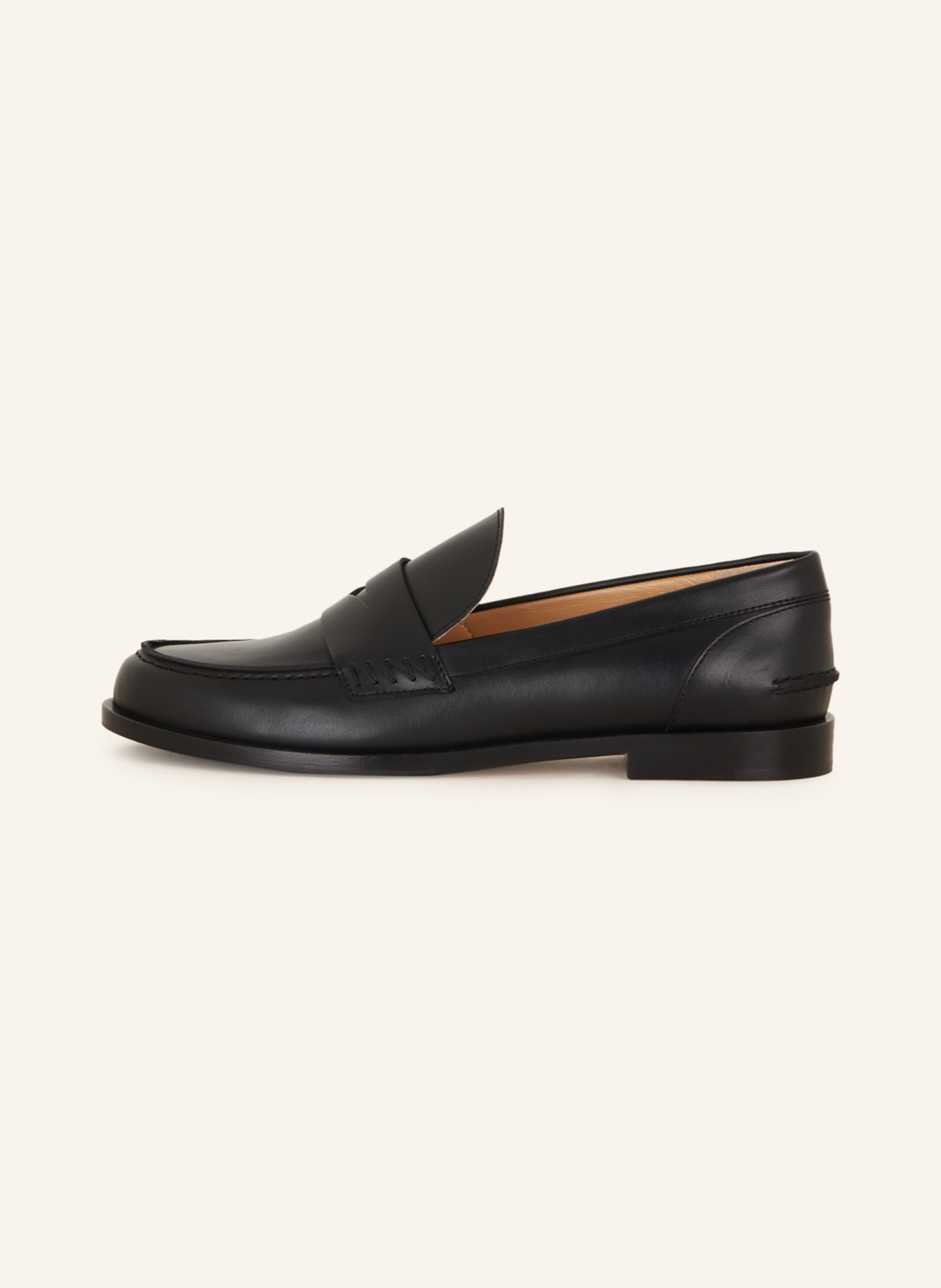 UNÜTZER Penny loafers, Color: BLACK (Image 4)