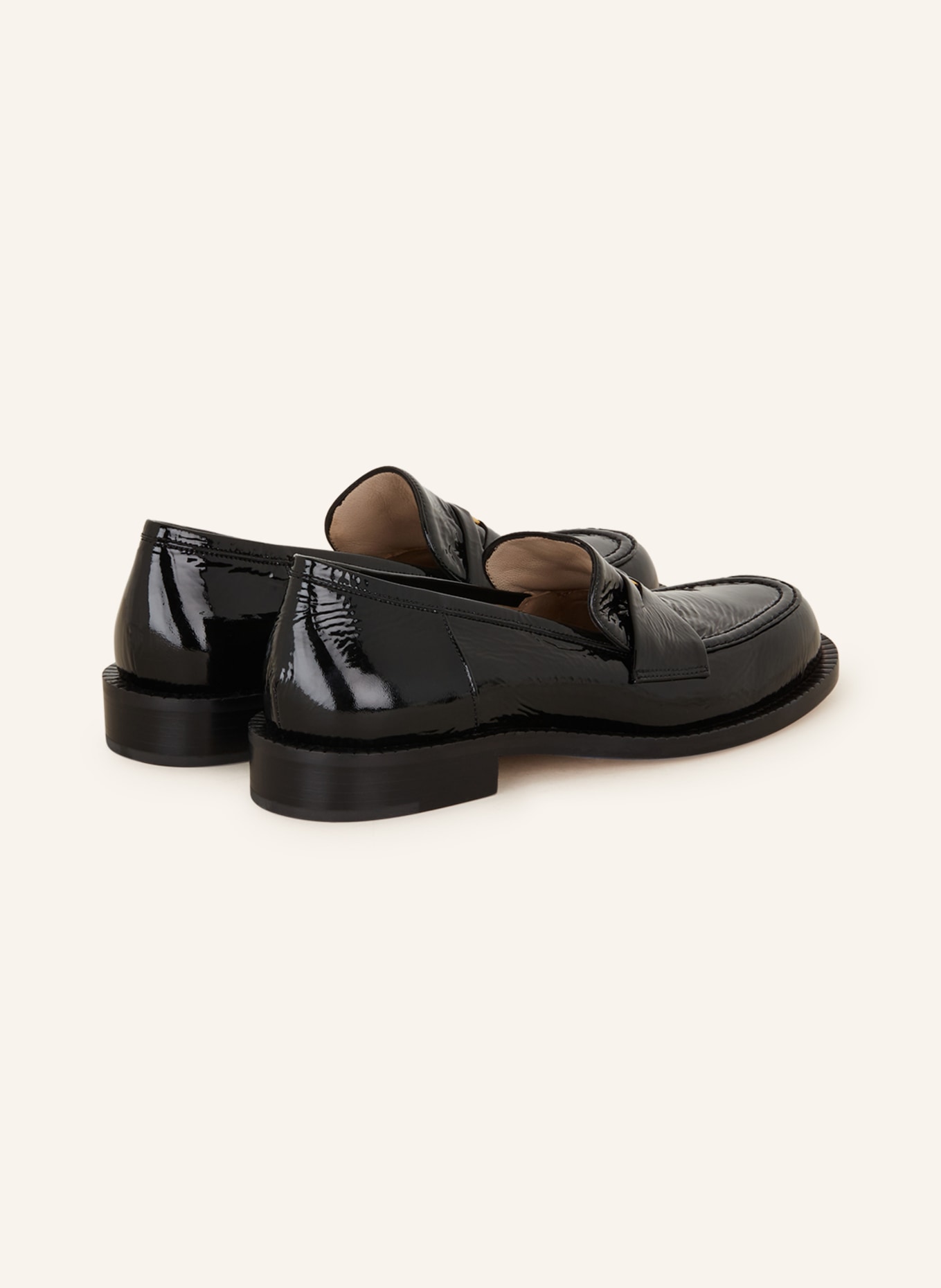 POMME D'OR Penny loafers BLAIR, Kolor: CZARNY (Obrazek 2)