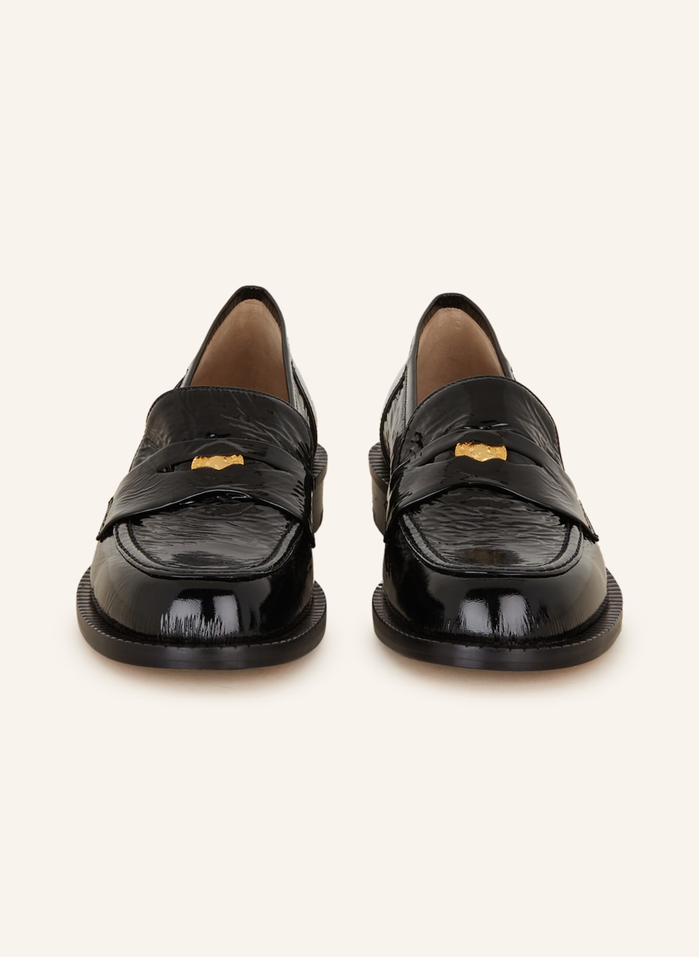 POMME D'OR Penny loafers BLAIR, Color: BLACK (Image 3)