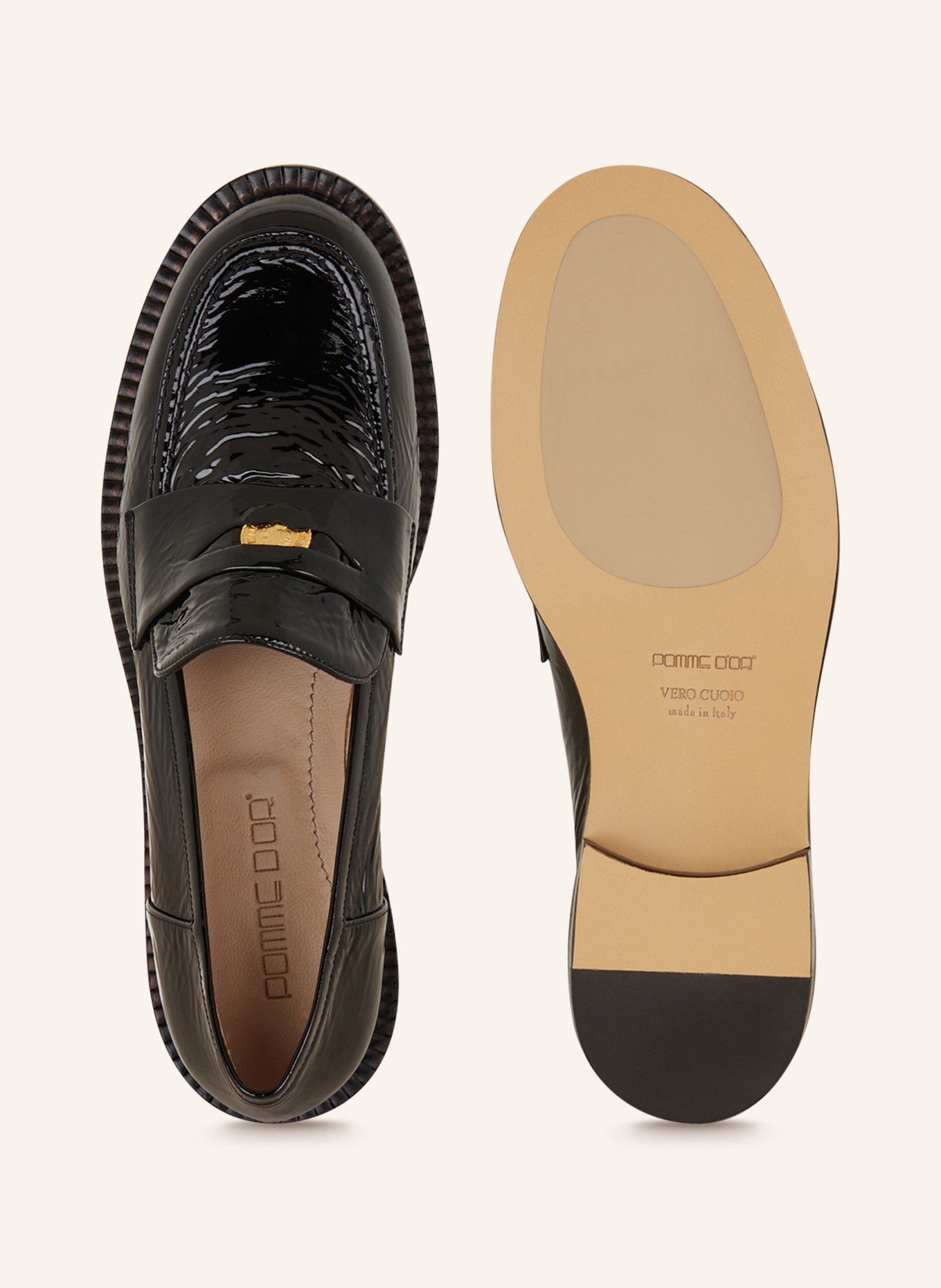 POMME D'OR Penny loafers BLAIR, Color: BLACK (Image 5)