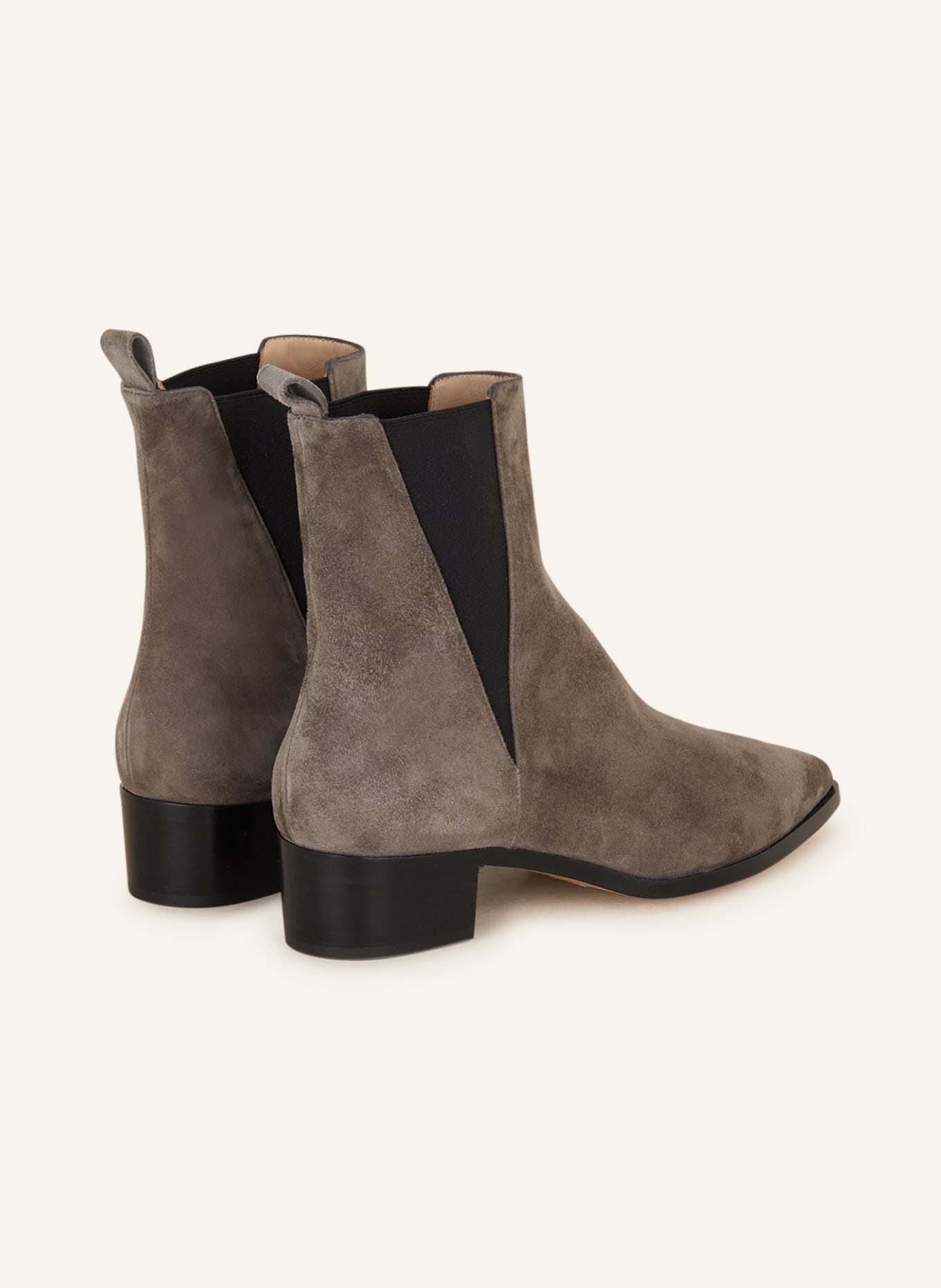 POMME D'OR Chelsea-Boots SIBYL, Farbe: TAUPE/ SCHWARZ (Bild 2)