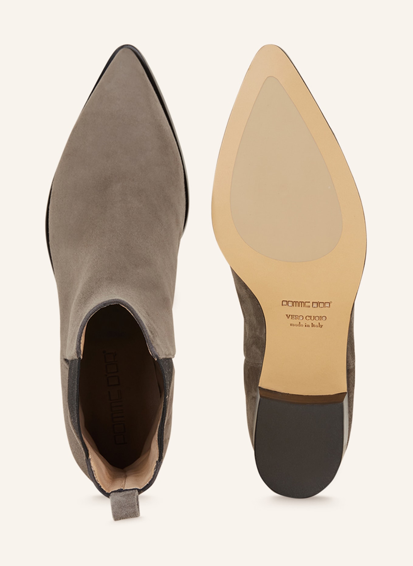 POMME D'OR Chelsea-Boots SIBYL, Farbe: TAUPE/ SCHWARZ (Bild 5)