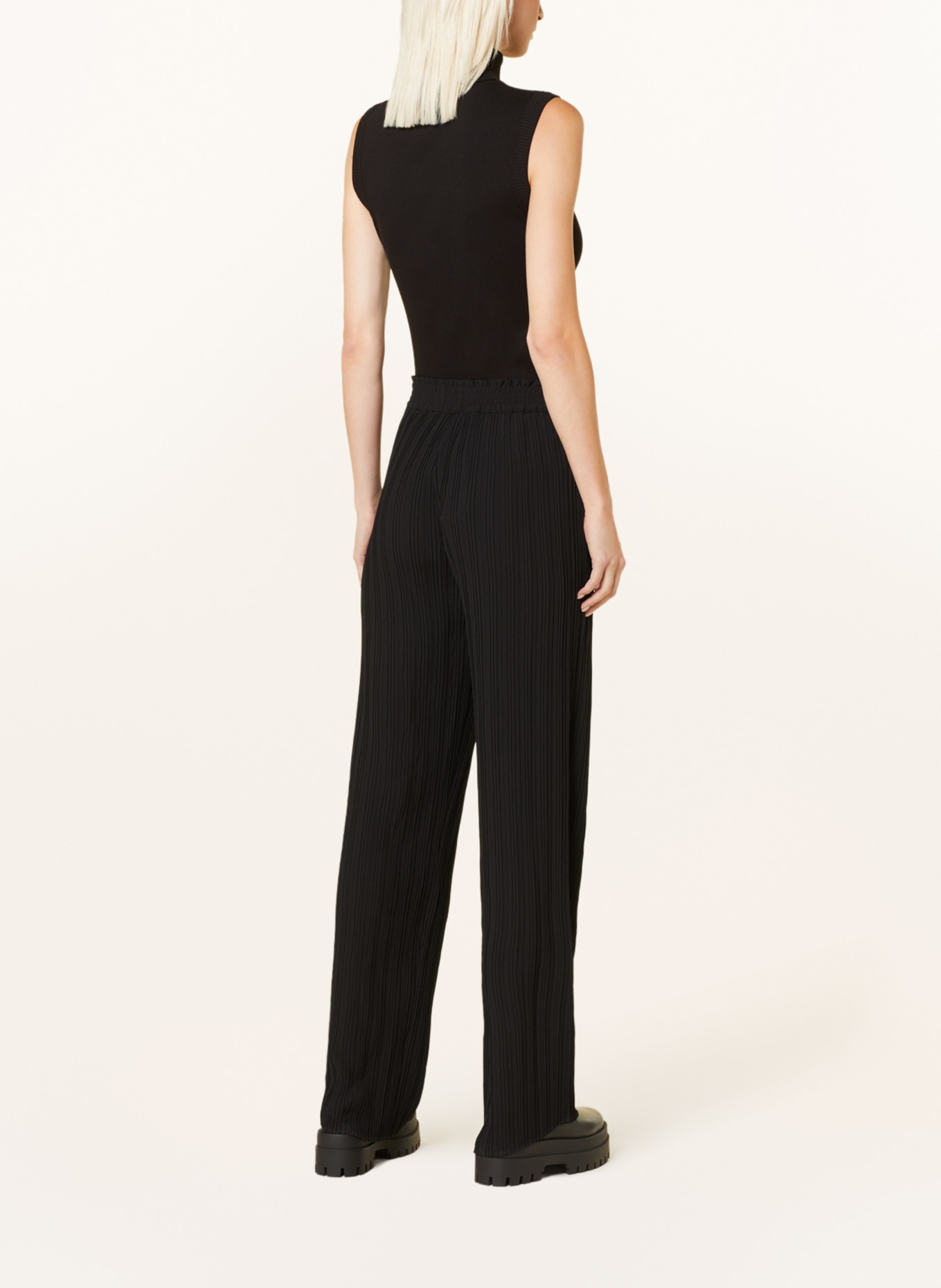 Princess GOES HOLLYWOOD Pleated pants, Color: BLACK (Image 3)