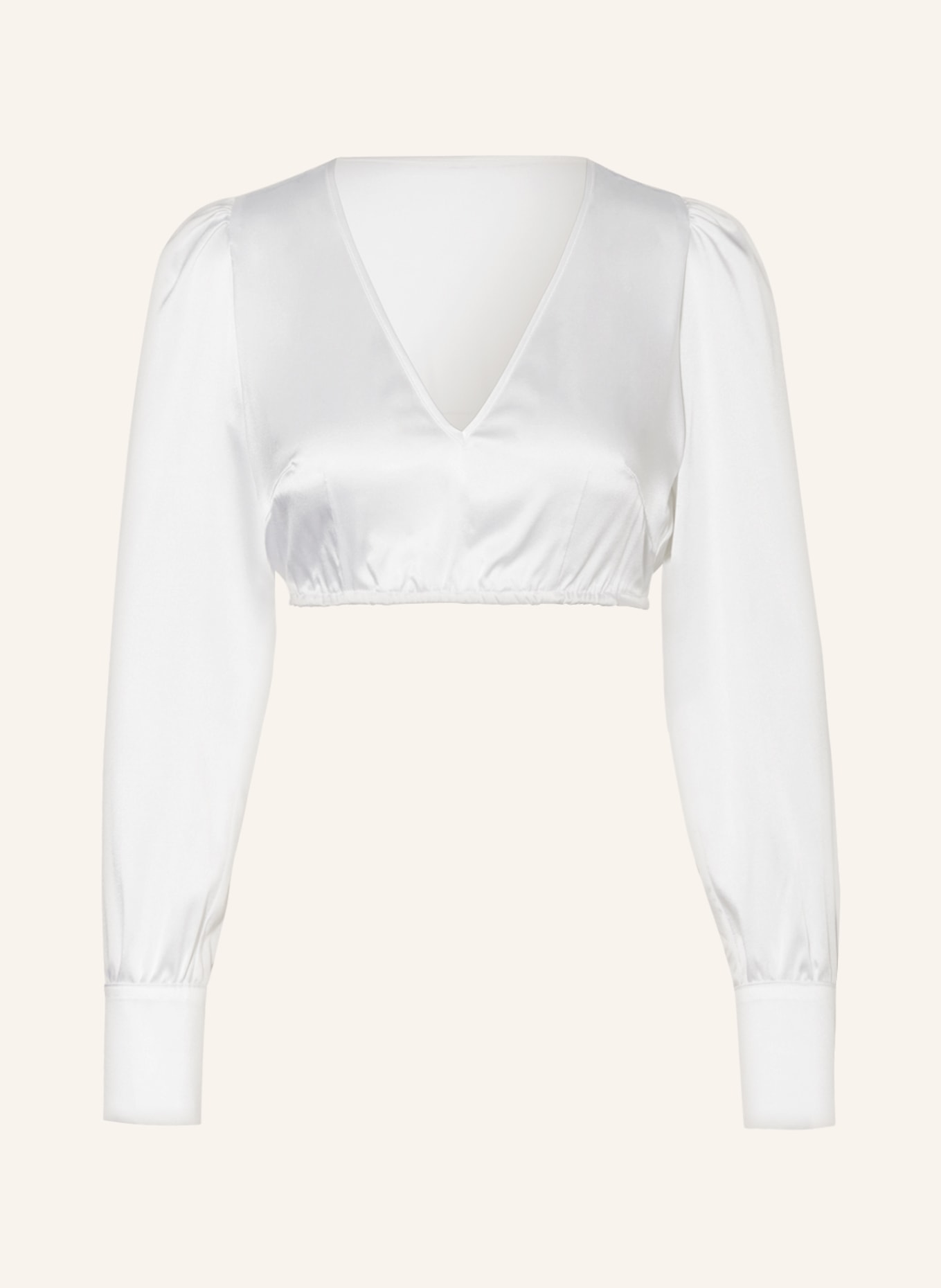 SPORTALM Dirndl blouse made of silk, Color: CREAM (Image 1)