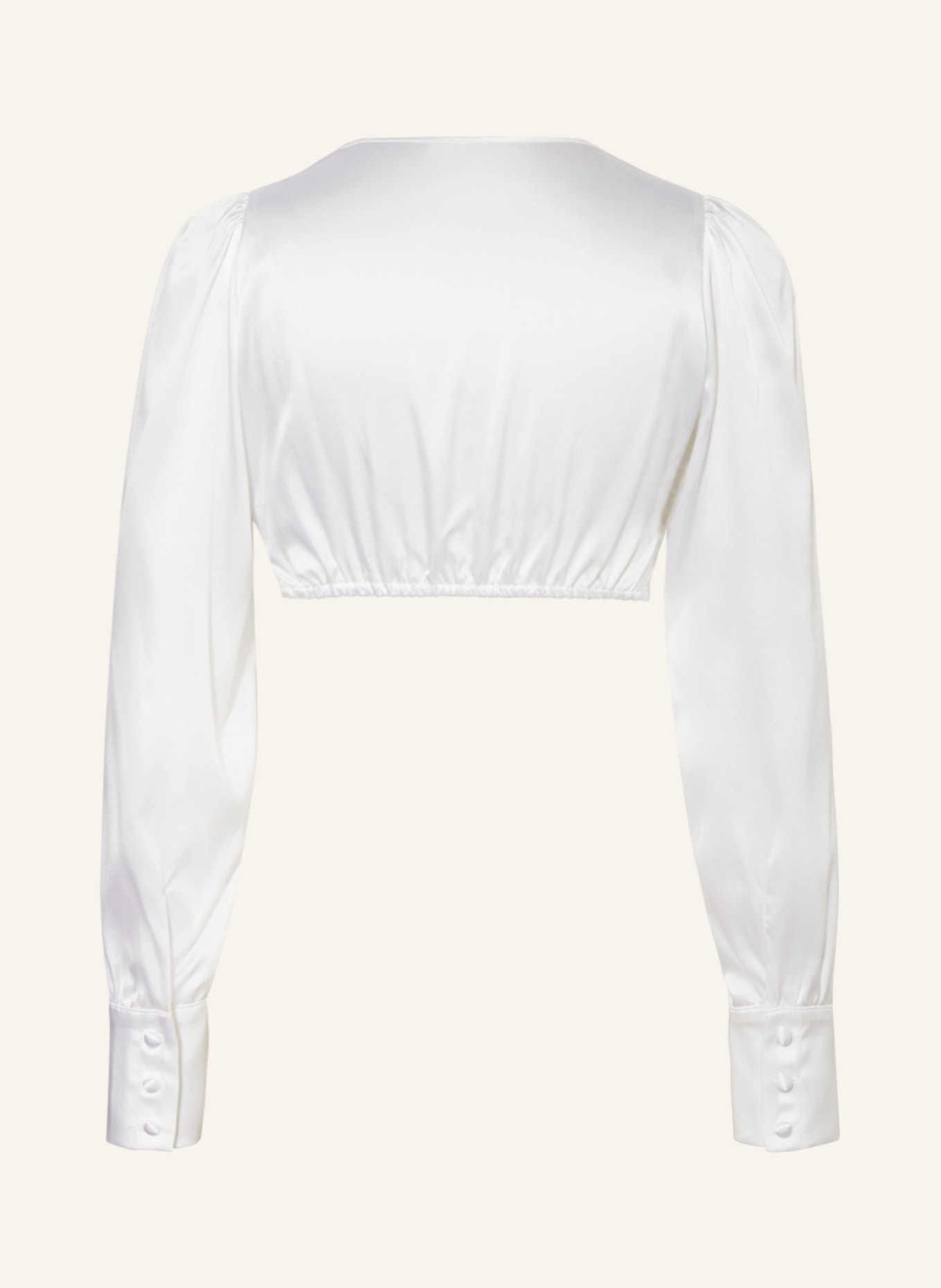 SPORTALM Dirndl blouse made of silk, Color: CREAM (Image 2)