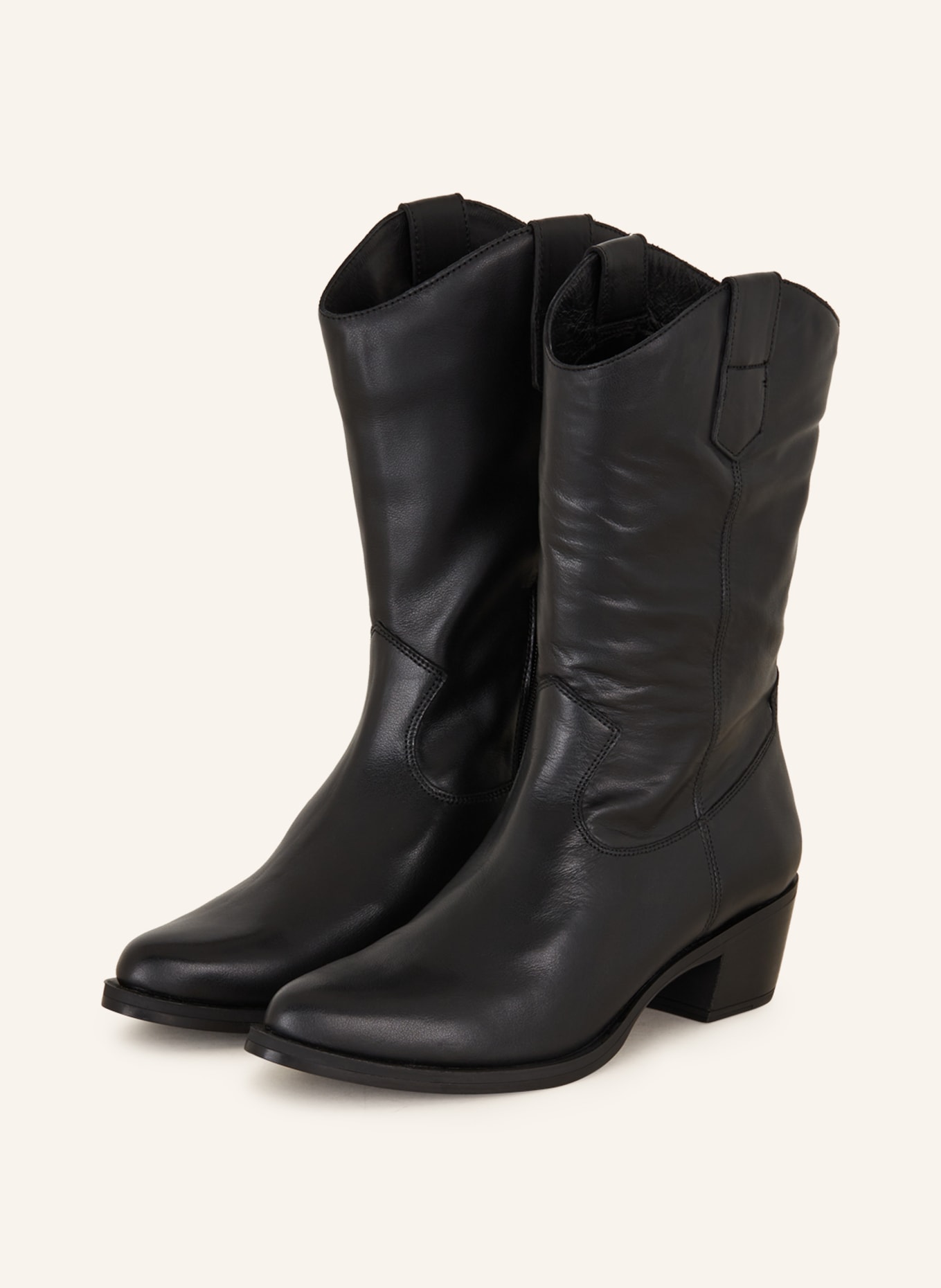 UNISA Cowboy boots GRACE, Color: BLACK (Image 1)