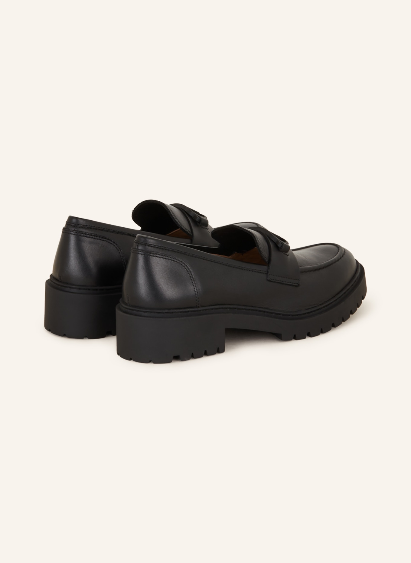UNISA Loafers GABON, Color: BLACK (Image 2)