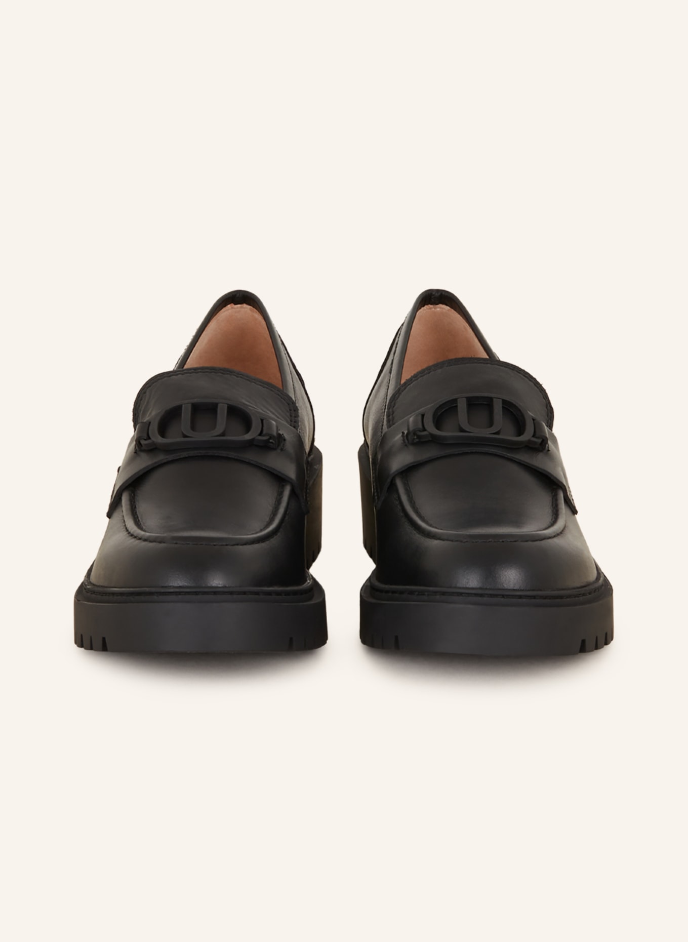 UNISA Loafers GABON, Color: BLACK (Image 3)