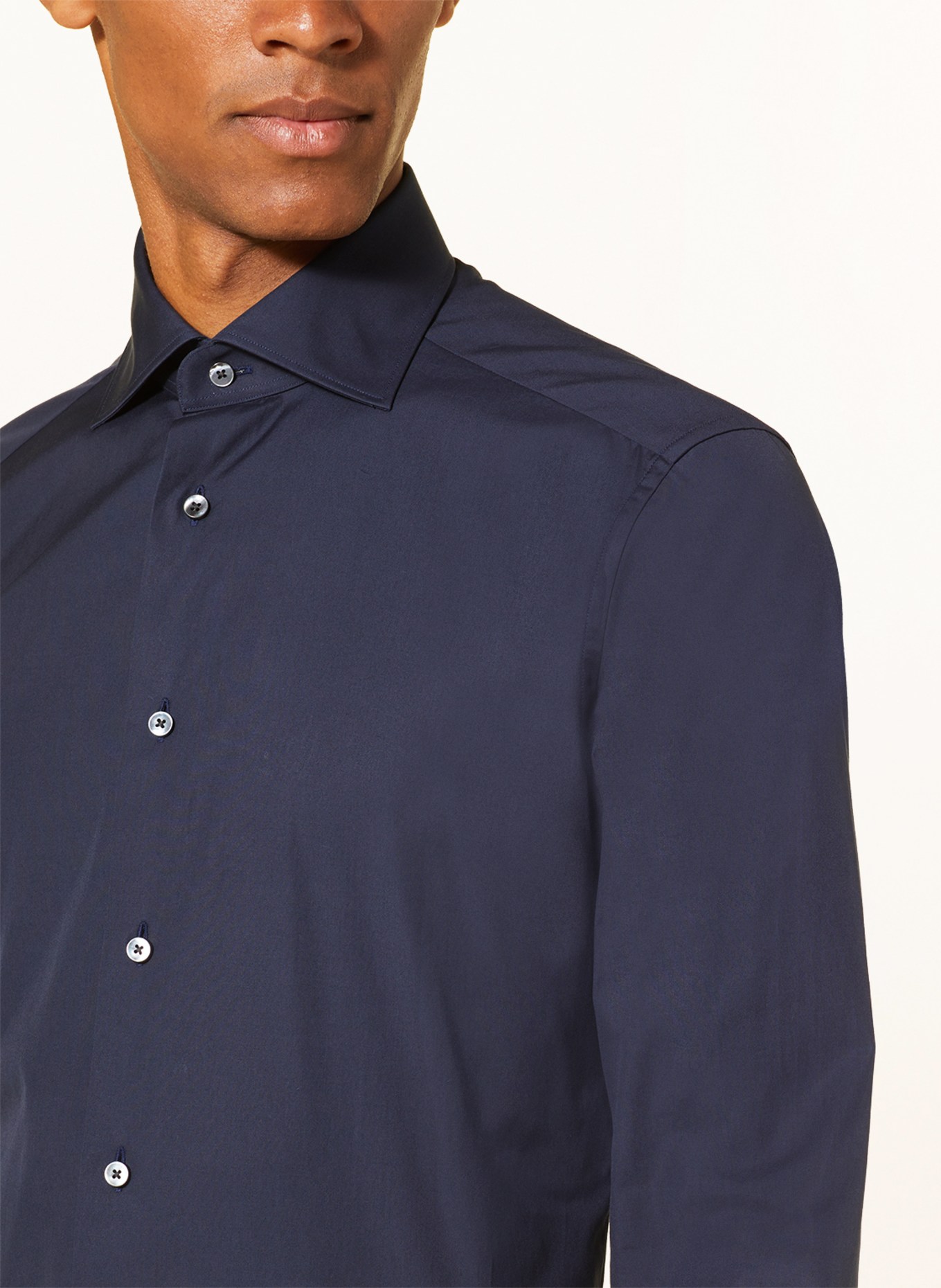 ZEGNA Shirt regular fit, Color: DARK BLUE (Image 4)
