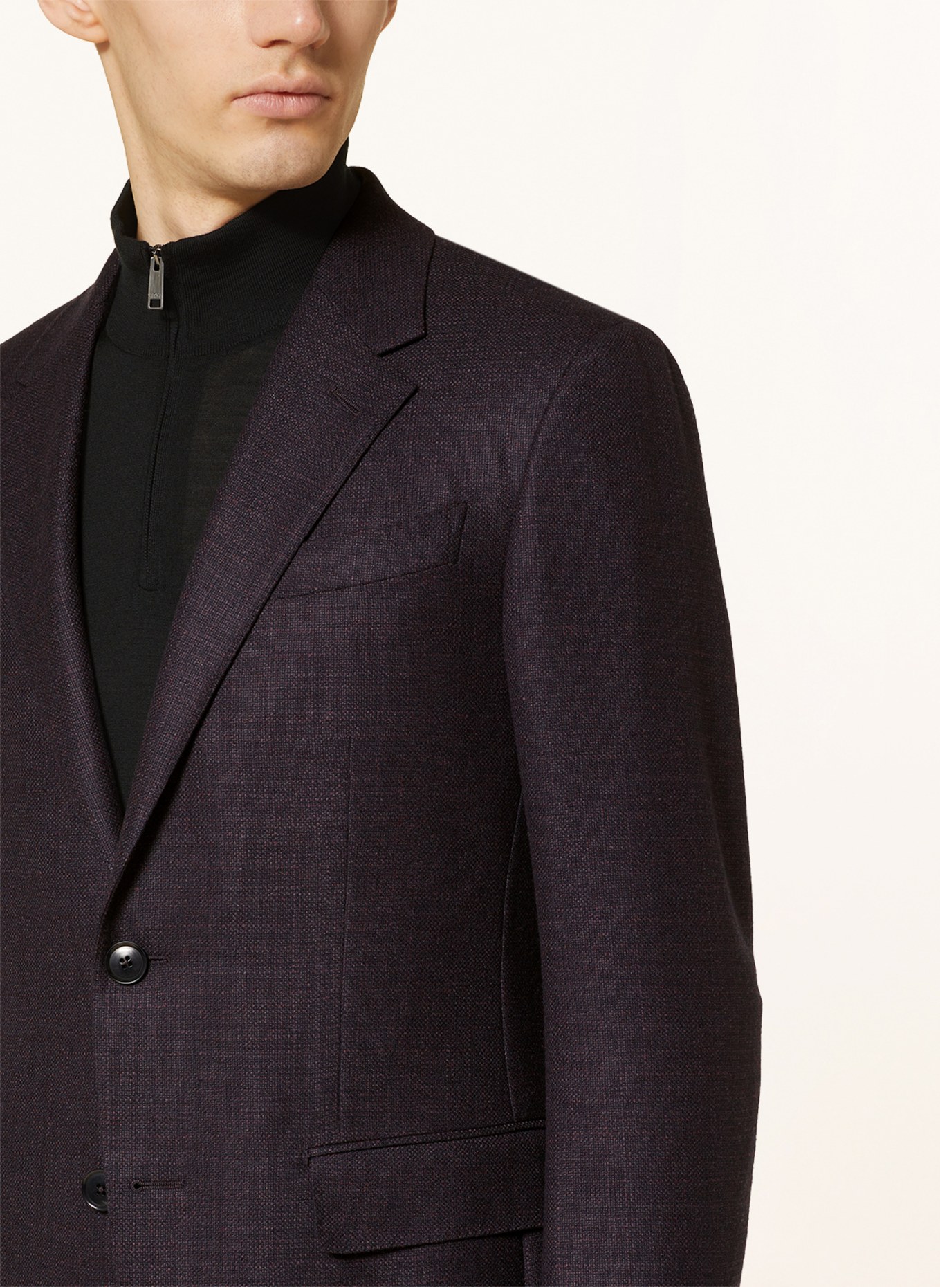 ZEGNA Tailored jacket extra slim fit, Color: BORDEAUX (Image 5)