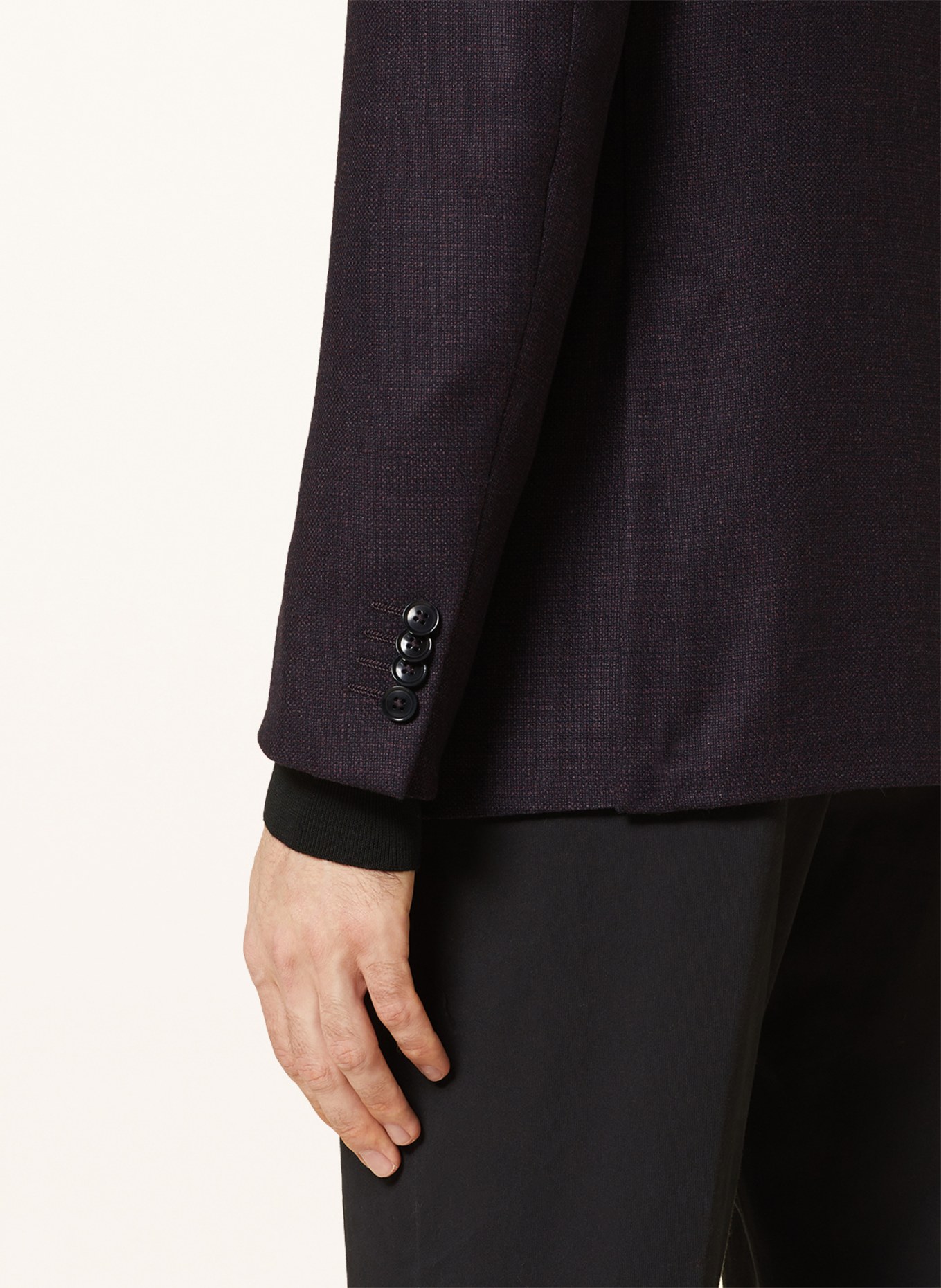 ZEGNA Tailored jacket extra slim fit, Color: BORDEAUX (Image 6)