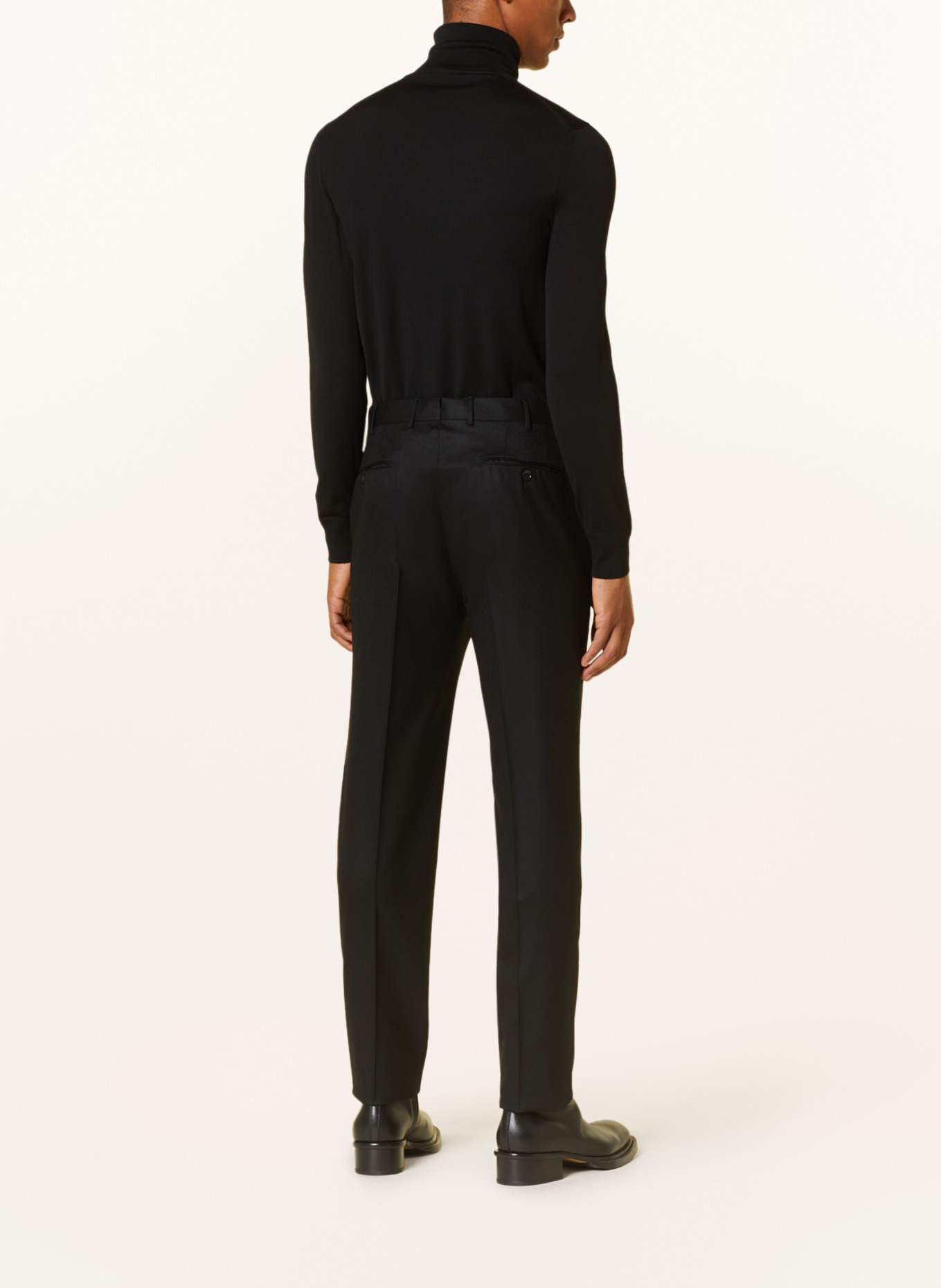ZEGNA Trousers regular fit, Color: BLACK (Image 3)