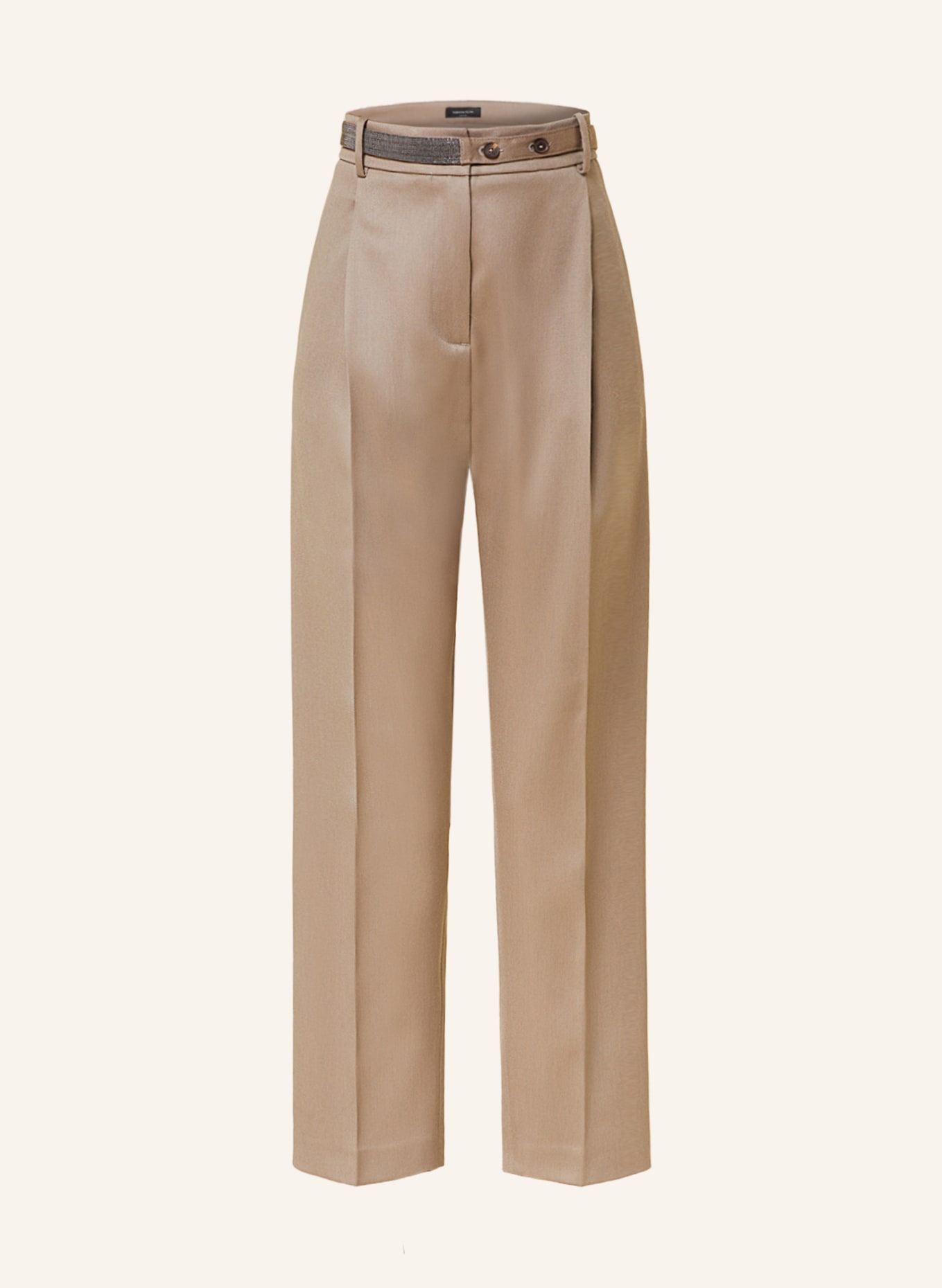 FABIANA FILIPPI Spodnie, Kolor: BRĄZOWY (Obrazek 1)