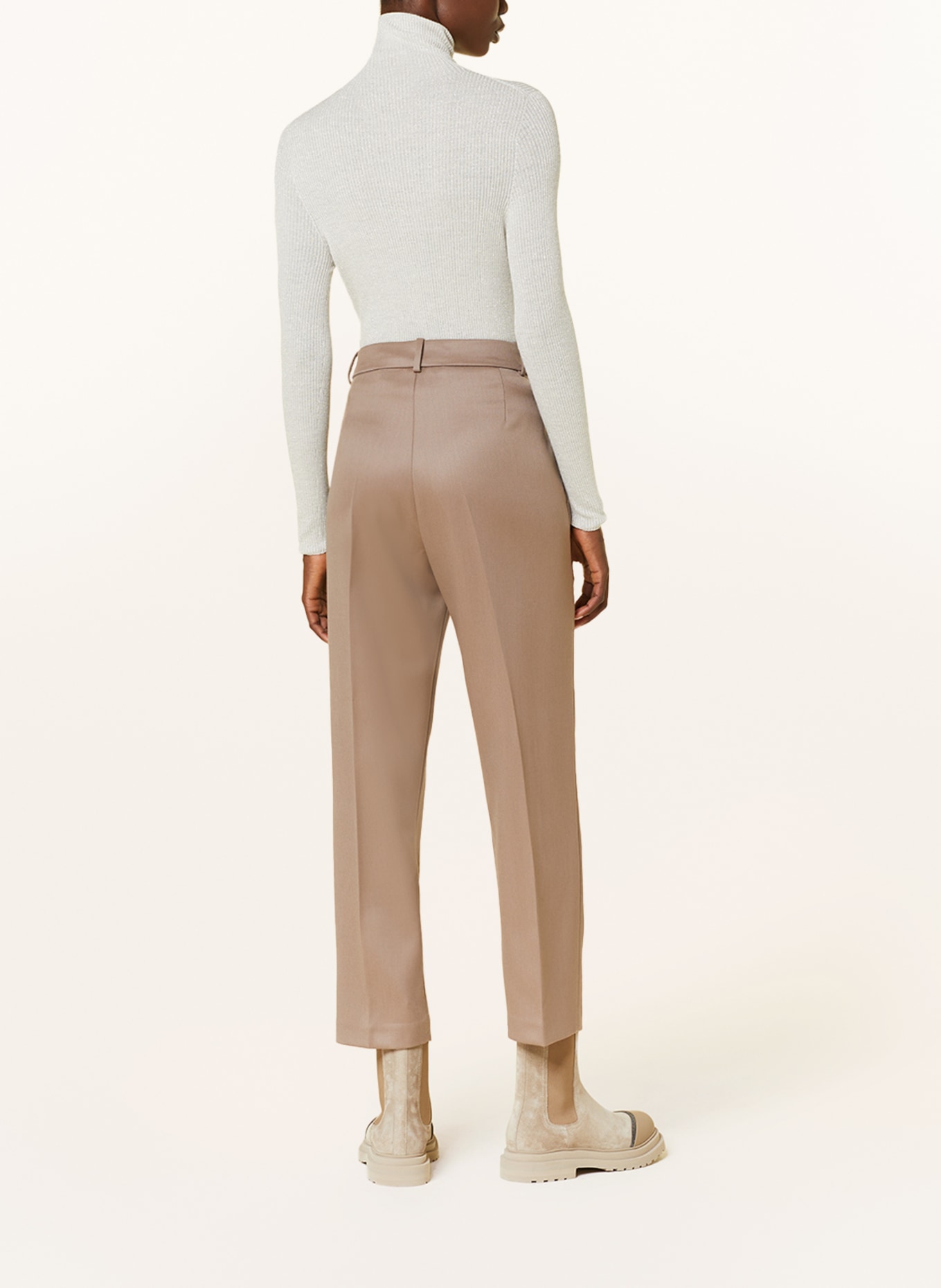 FABIANA FILIPPI Trousers, Color: BROWN (Image 3)