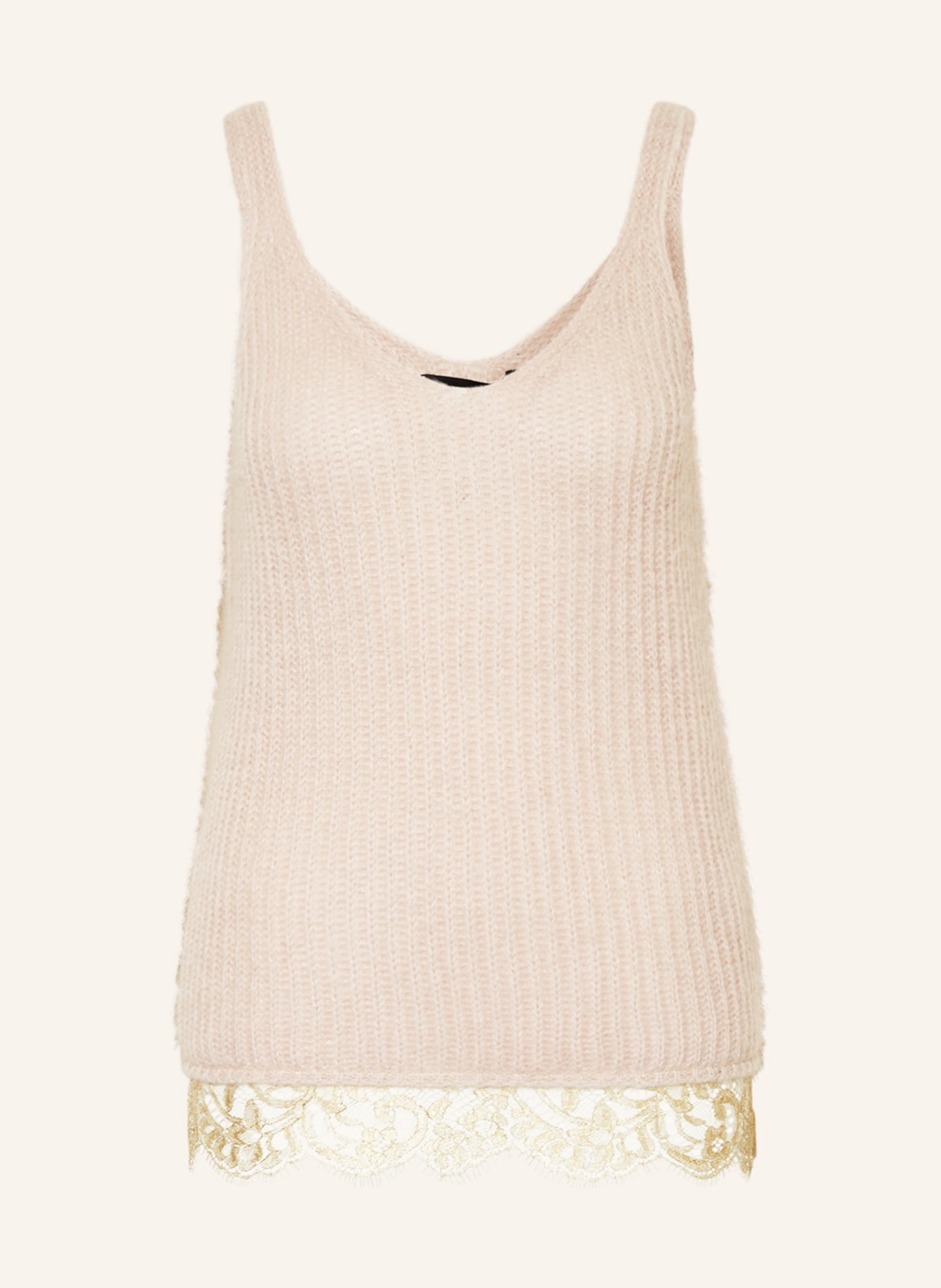 FABIANA FILIPPI Knit top with mohair and alpaca, Color: ROSE/ GOLD (Image 1)