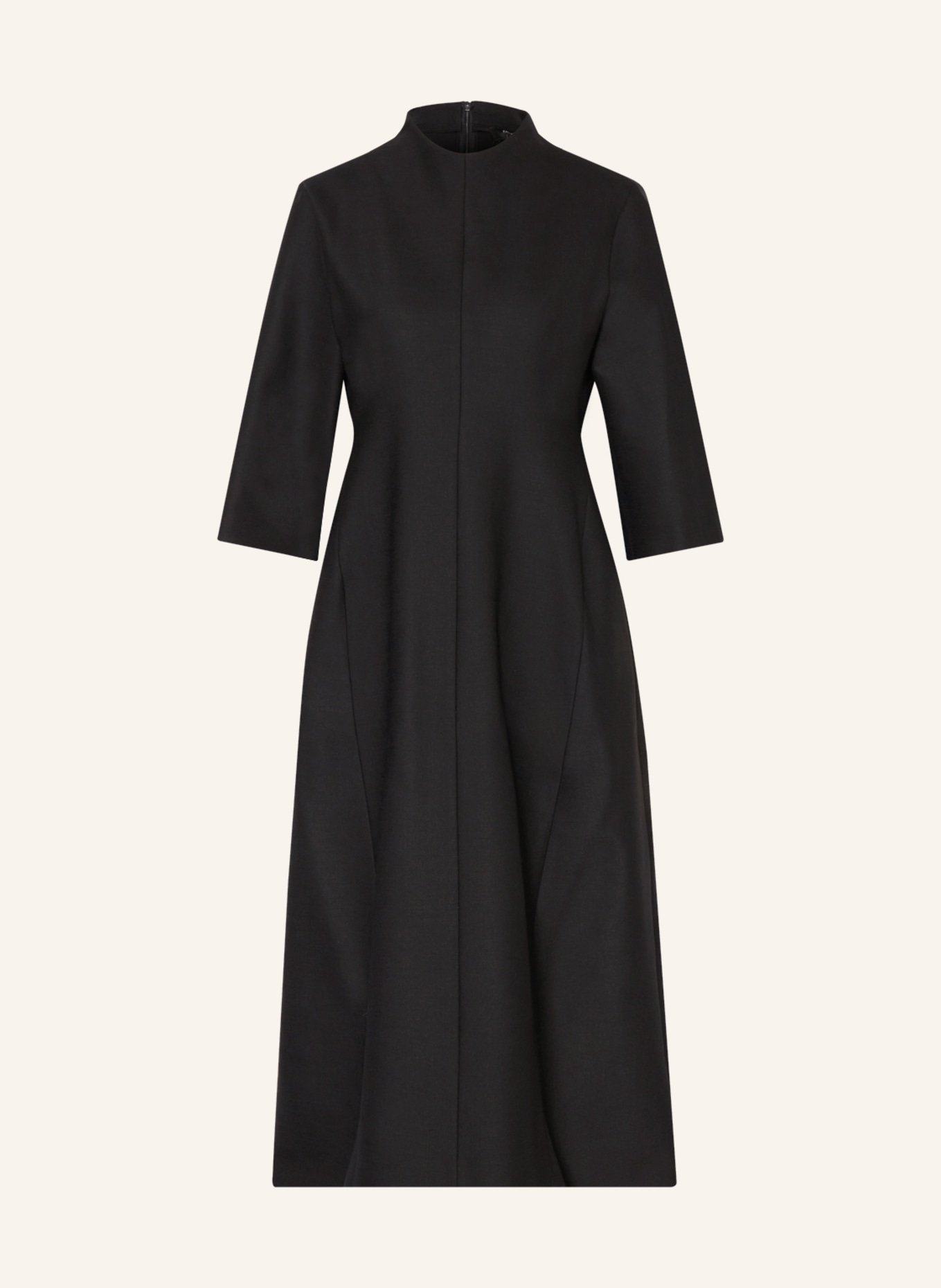 FABIANA FILIPPI Dress with 3/4 sleeves, Color: BLACK (Image 1)