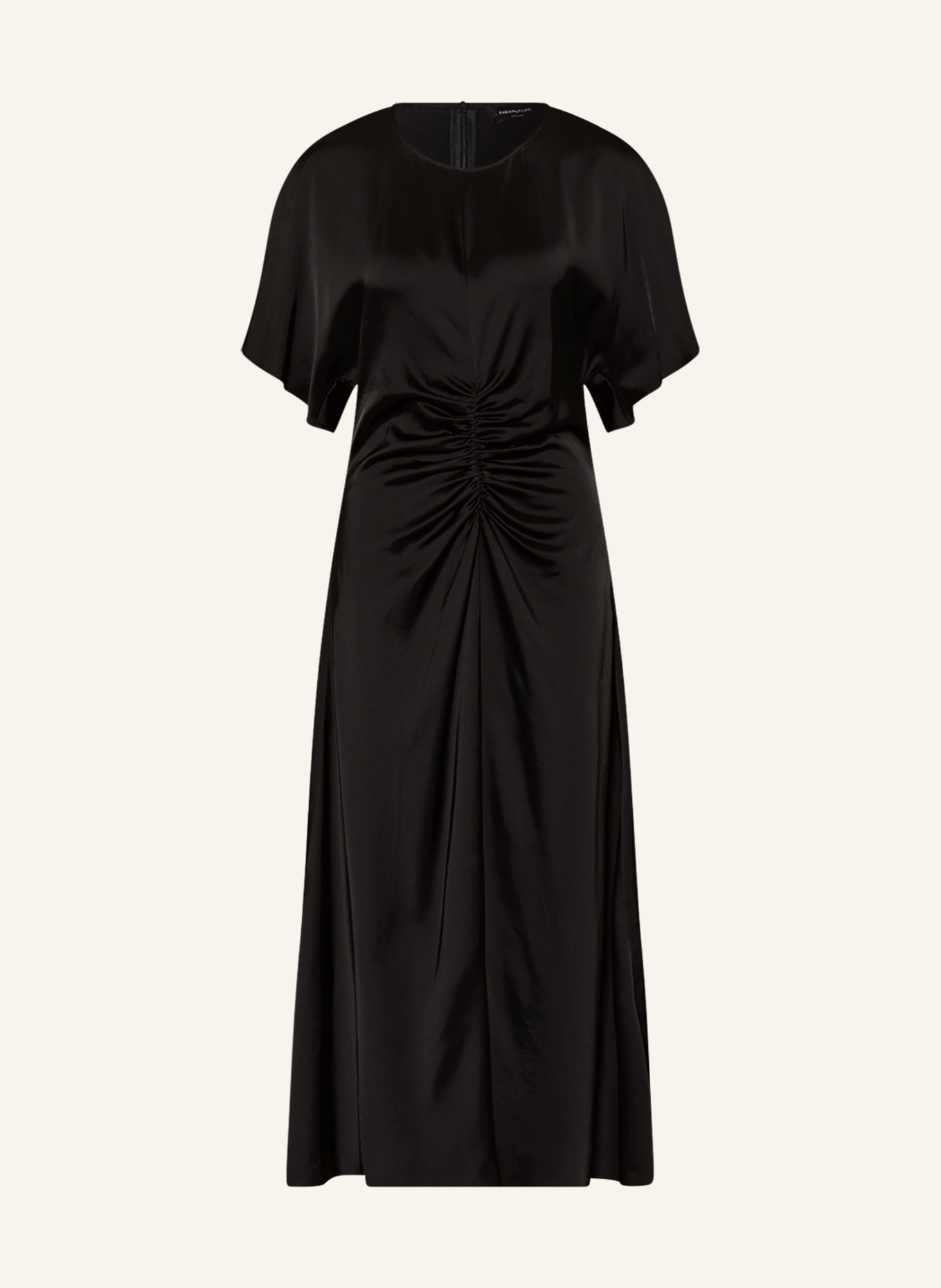 FABIANA FILIPPI Satin dress, Color: BLACK (Image 1)
