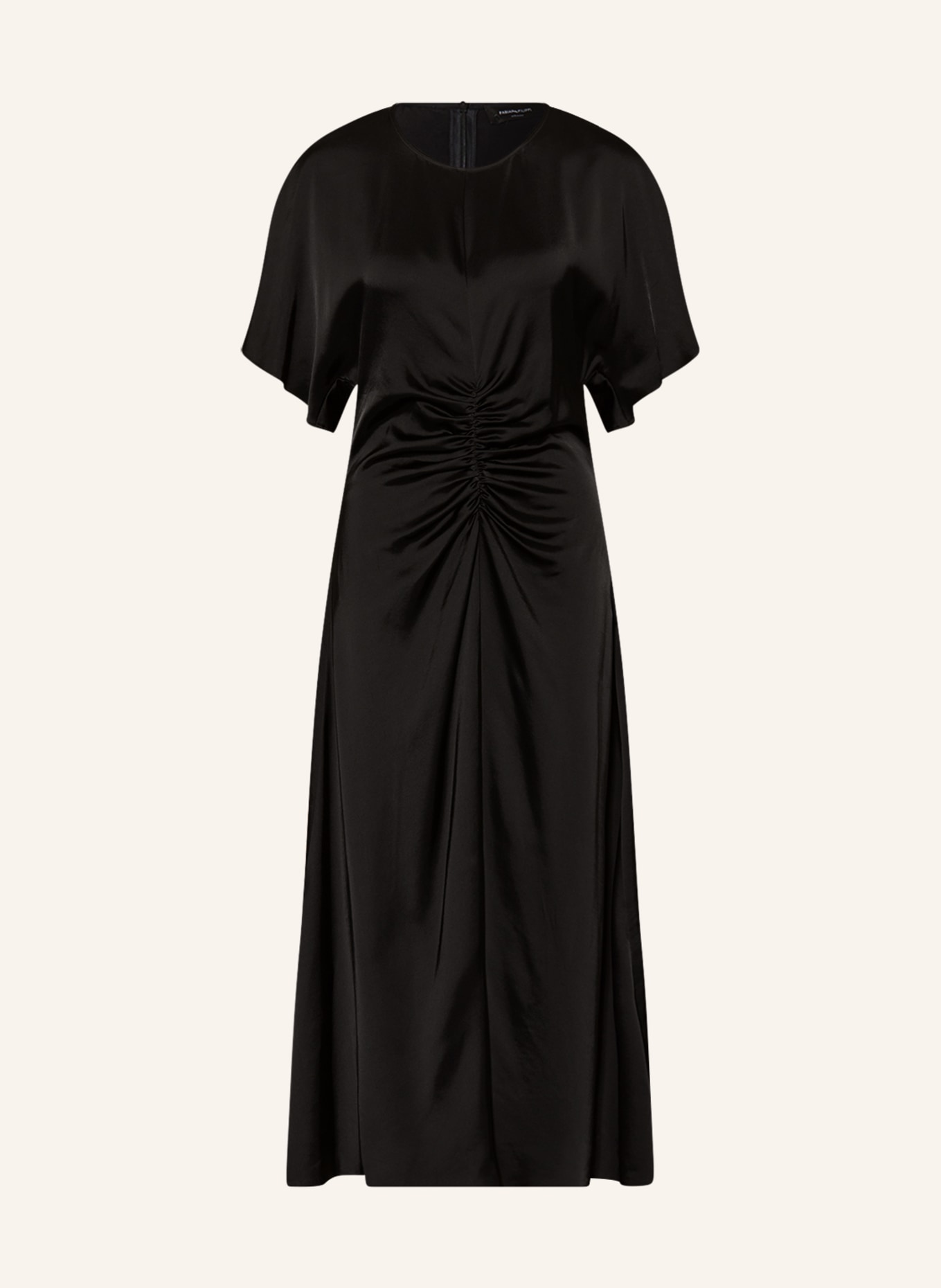 FABIANA FILIPPI Satin dress: BLACK