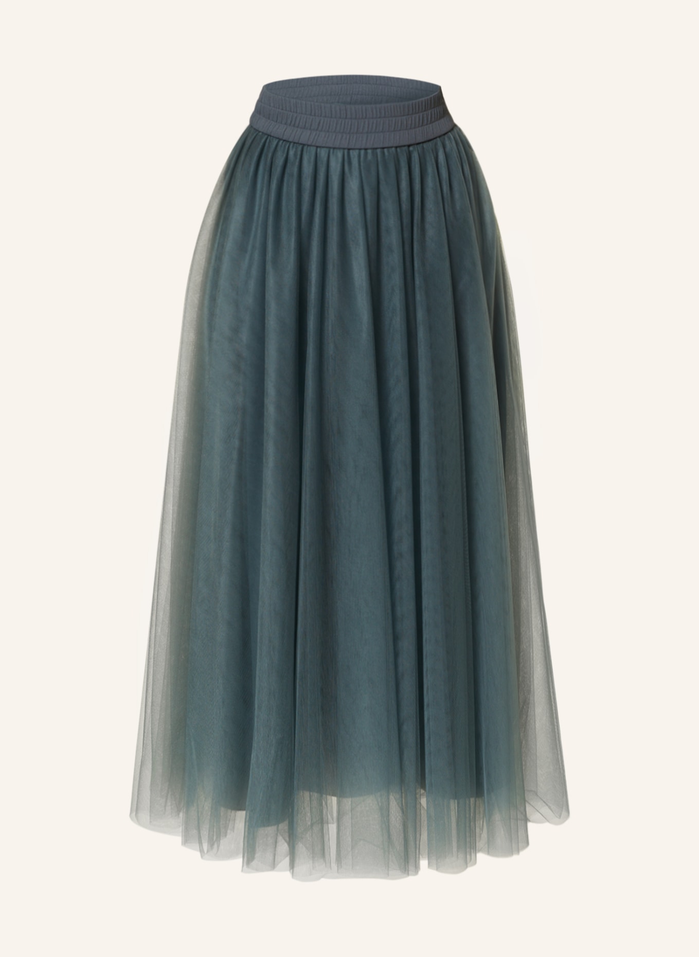 FABIANA FILIPPI Tulle skirt, Color: TEAL (Image 1)