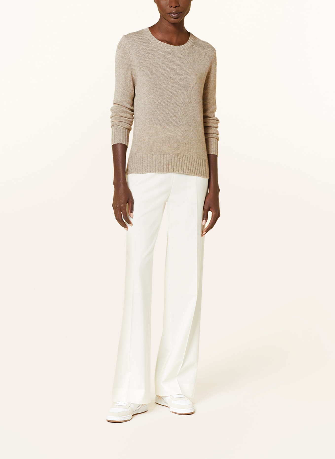 ALLUDE Cashmere sweater, Color: TAUPE (Image 2)