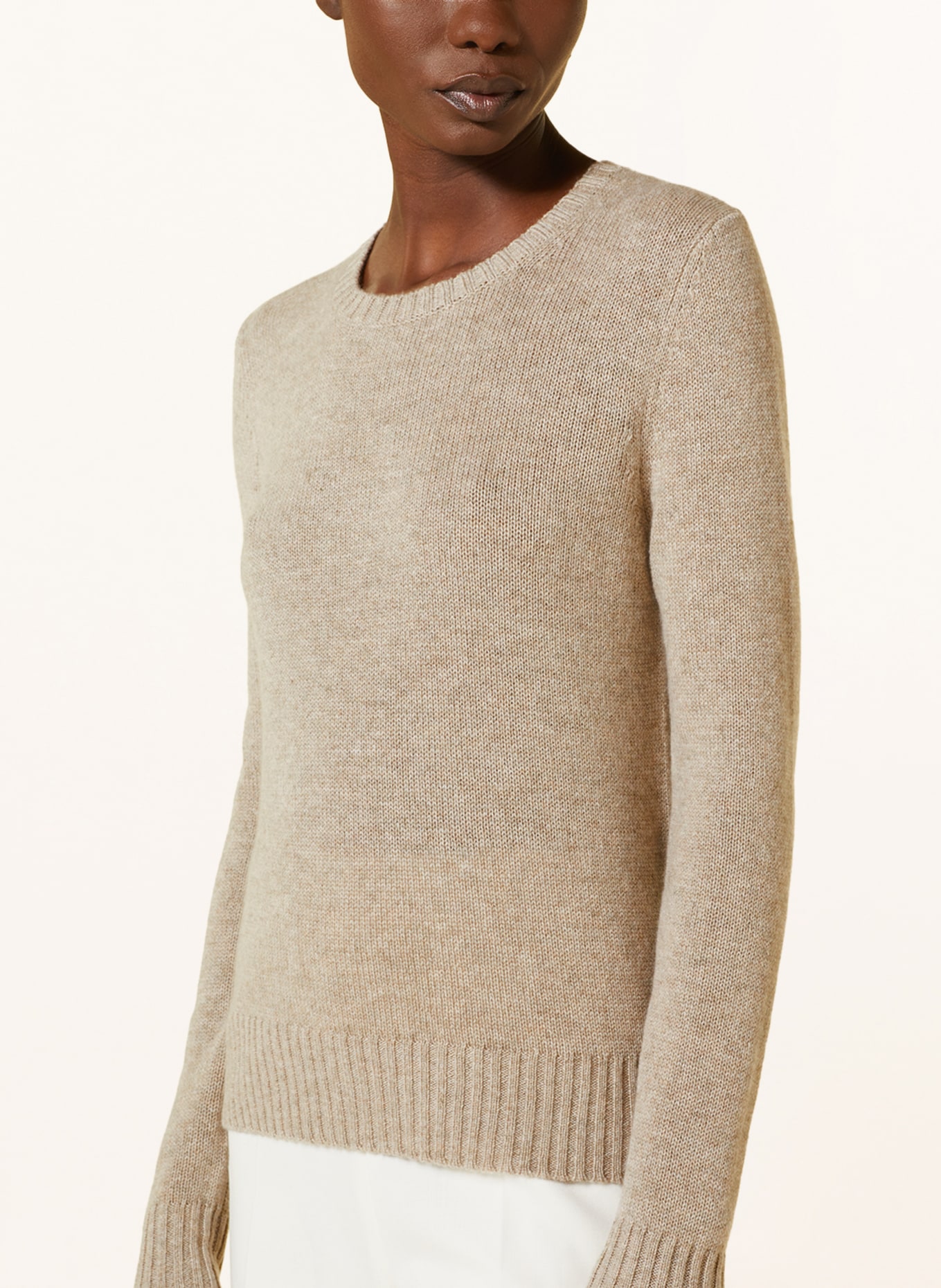 ALLUDE Cashmere sweater, Color: TAUPE (Image 4)