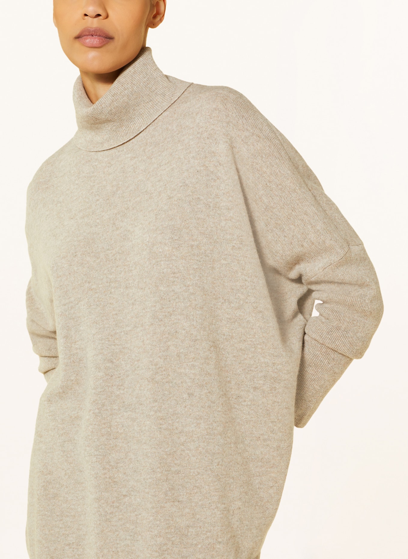 ALLUDE Turtleneck sweater with cashmere, Color: ECRU (Image 4)