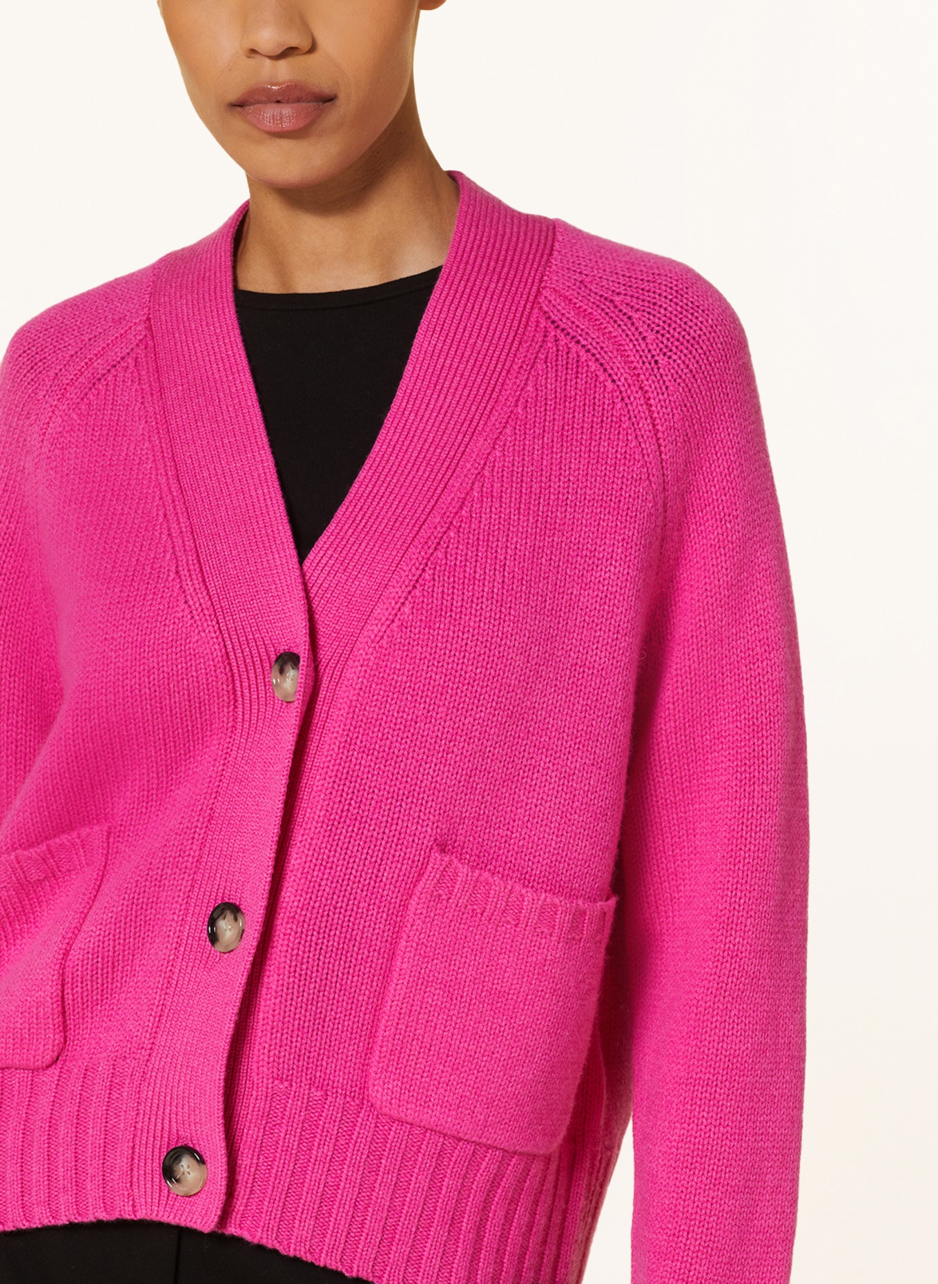 ALLUDE Cardigan with cashmere, Color: PINK (Image 4)