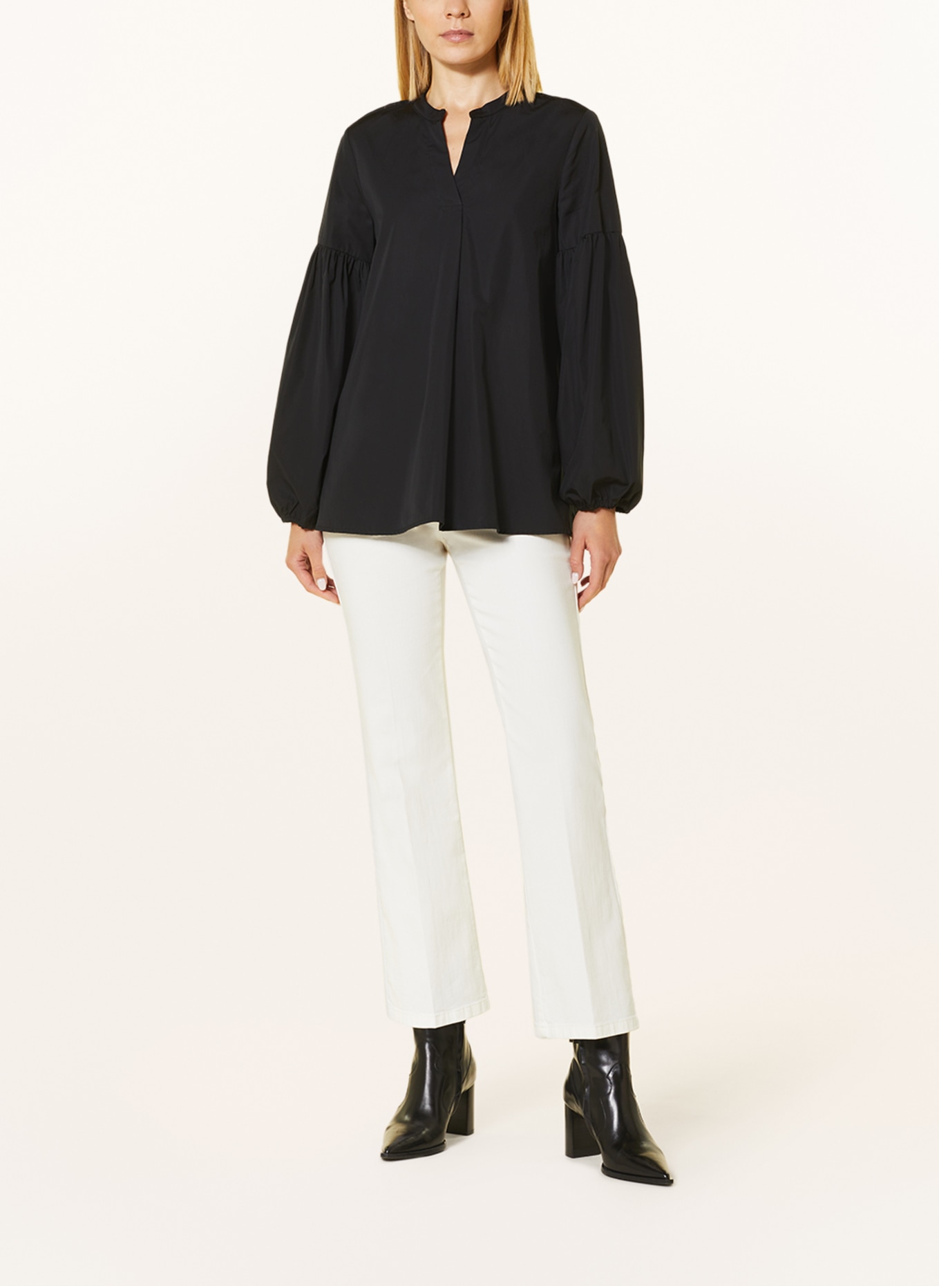 TONNO & PANNA Shirt blouse TYLER, Color: BLACK (Image 2)