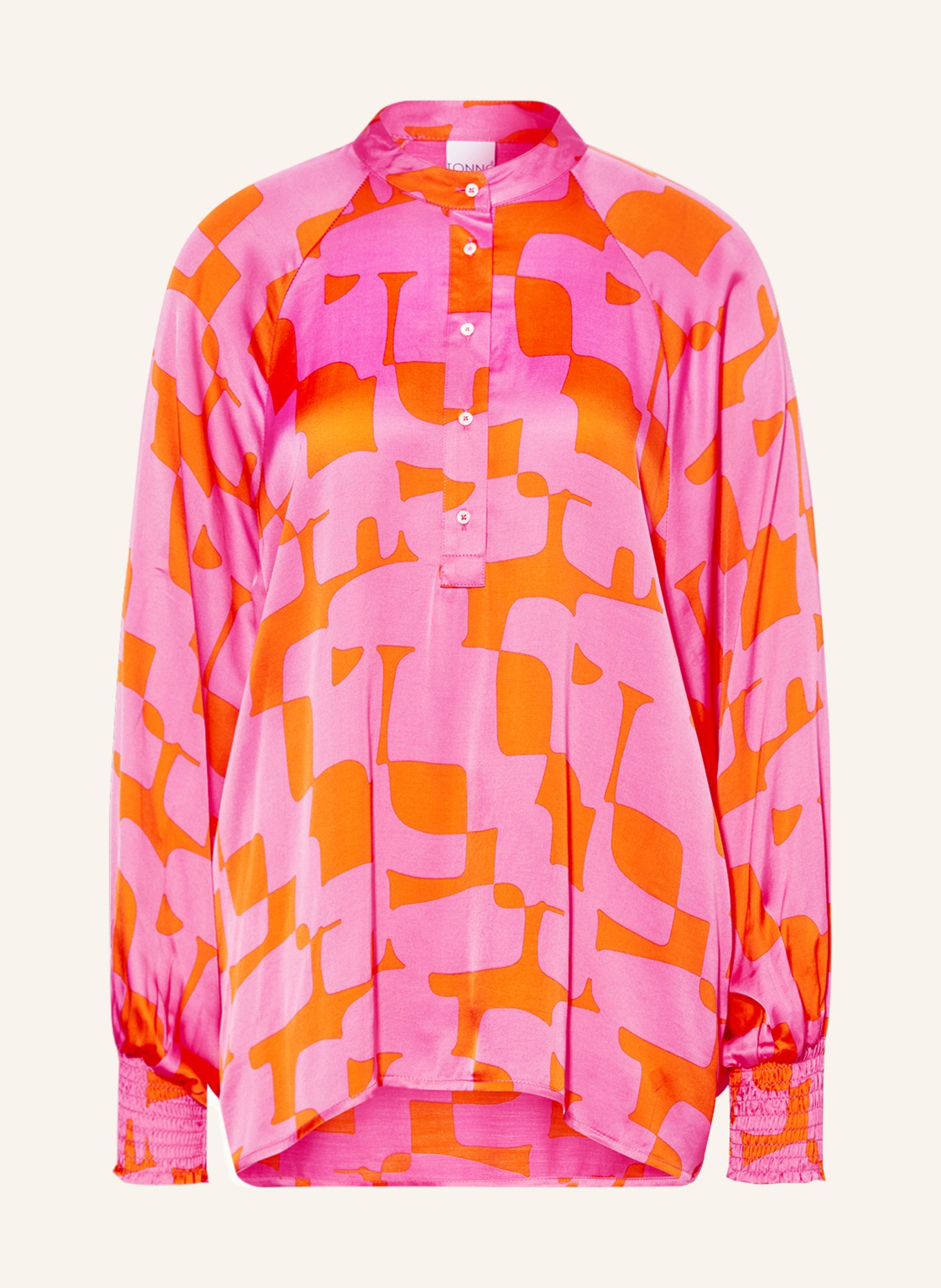 TONNO & PANNA Shirt blouse KATI, Color: PINK/ ORANGE (Image 1)