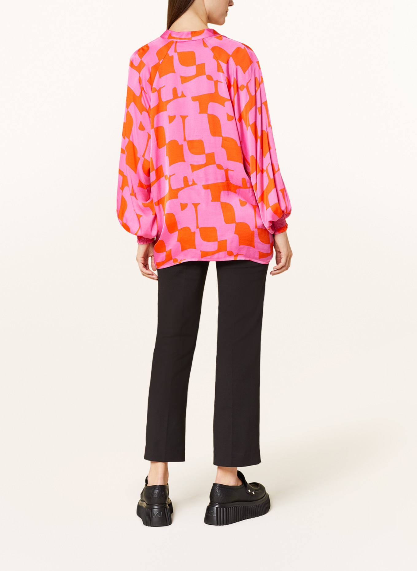 TONNO & PANNA Shirt blouse KATI, Color: PINK/ ORANGE (Image 3)